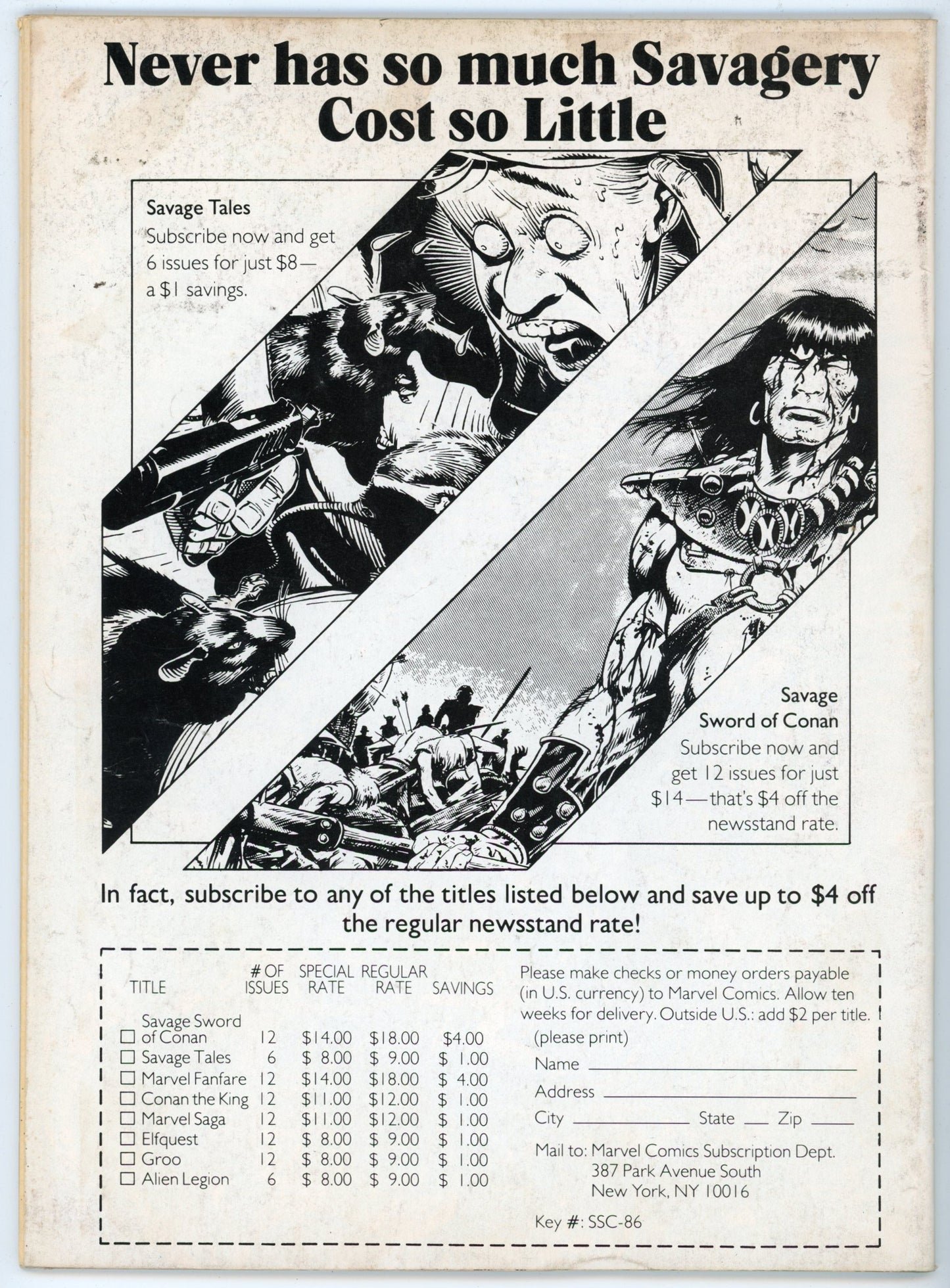 Marvel Magazine The Savage Sword of Conan the Barbarian Volume 1 No. 131 (December 1986)