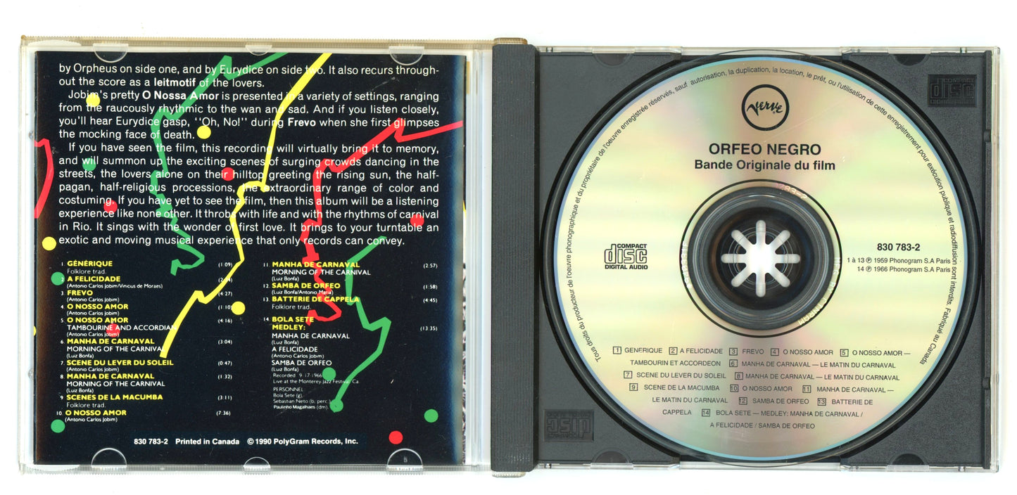 Black Orpheus (1959) Motion Picture Soundtrack Vintage CD