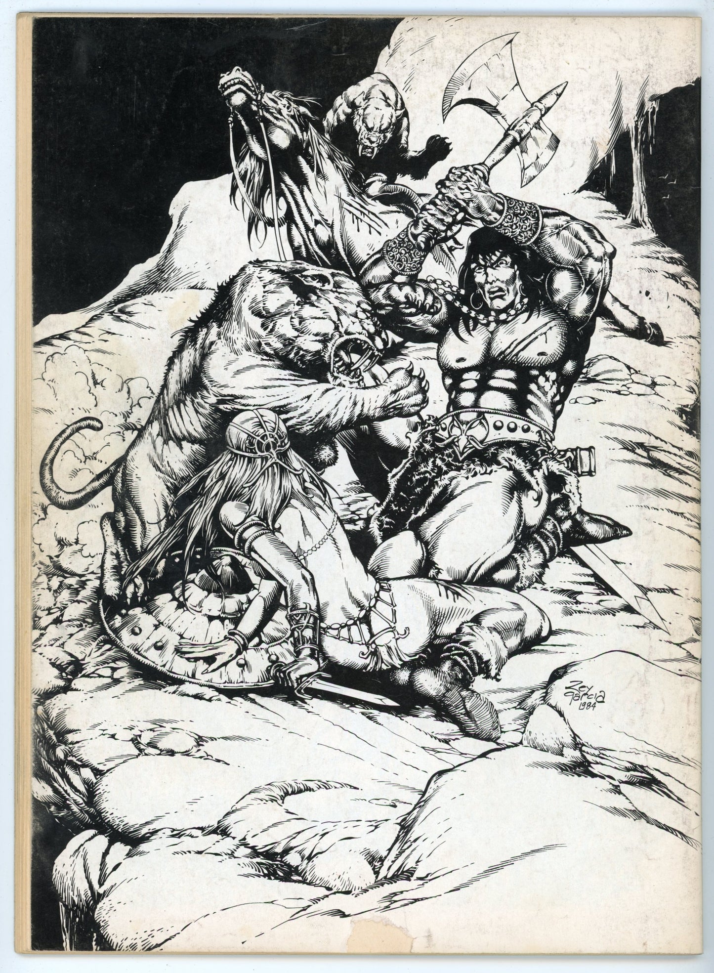 Marvel Magazine The Savage Sword of Conan the Barbarian Volume 1 No. 132 (January 1987)