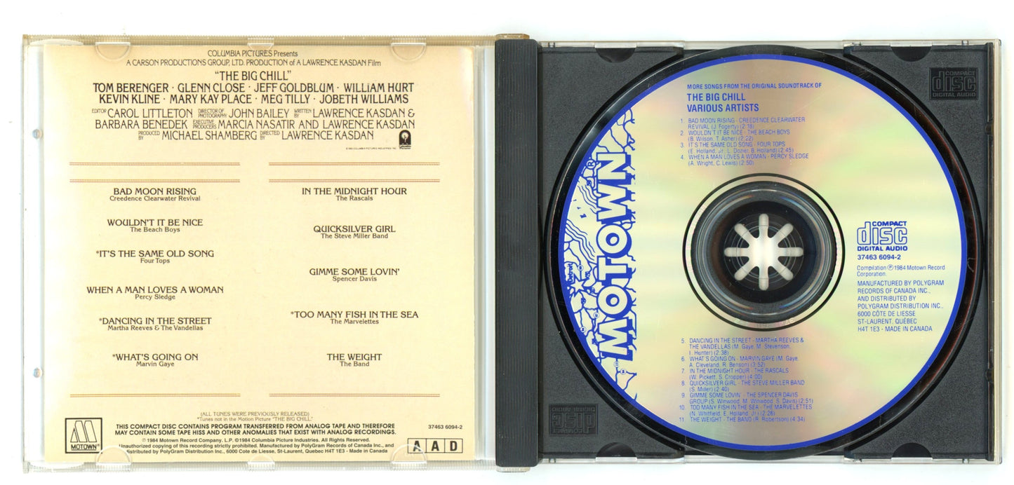 The Big Chill: More Songs from the Original Soundtrack (1983) Motion Picture Soundtrack Vintage CD