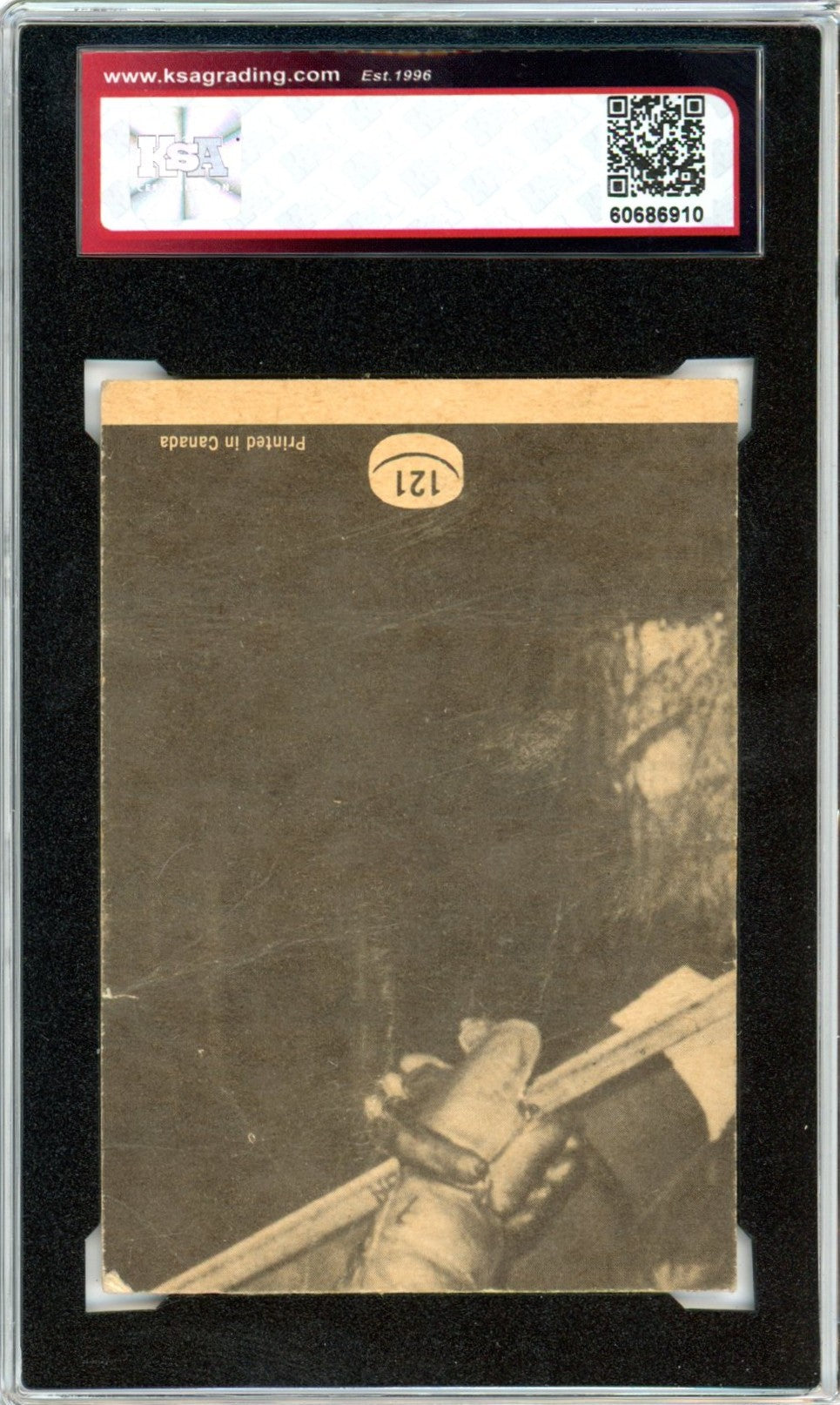 1966/67 Topps Gordie Howe All-Star #121 Graded Hockey Card KSA 1