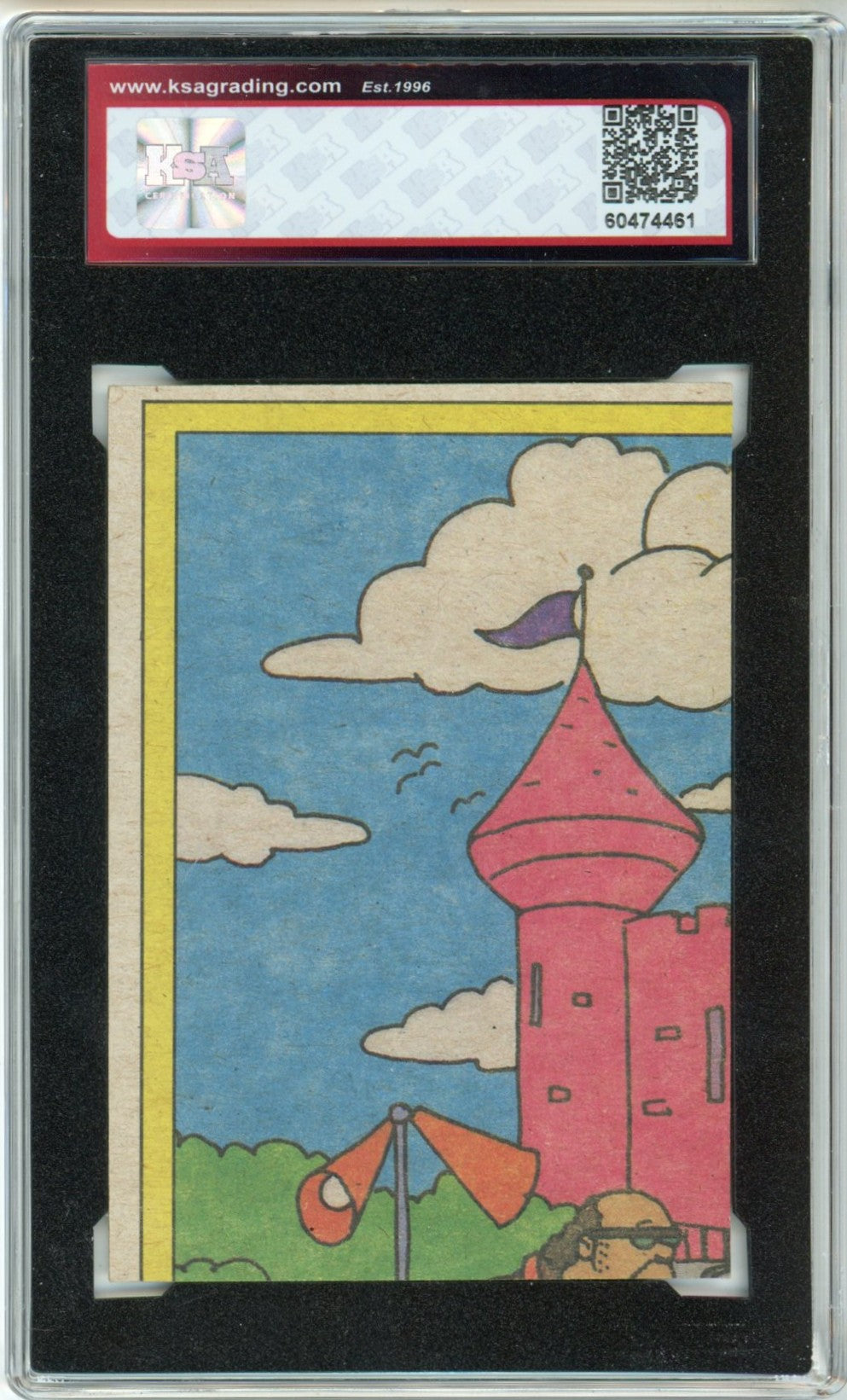1990 Topps The Simpsons #43 "Suck! Suck! Suck!" Graded Trading Card KSA 6