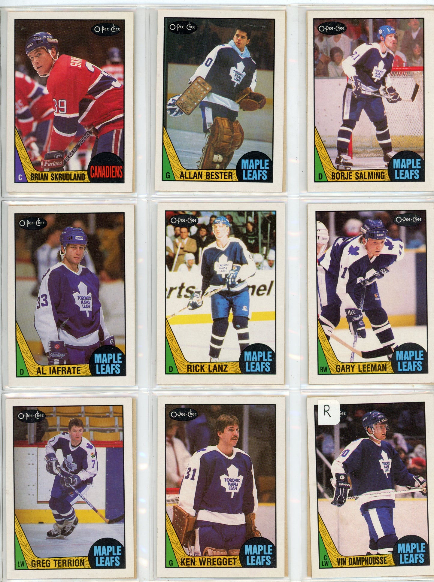 1987/88 OPC O-Pee-Chee NHL Hockey Complete Set (264 Cards)