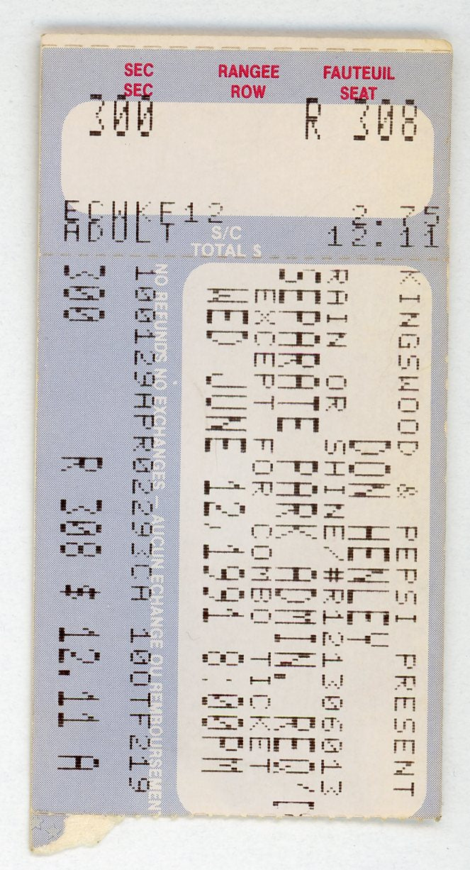 Don Henley Vintage Concert Ticket Exhibition Stadium (Toronto, 1991)