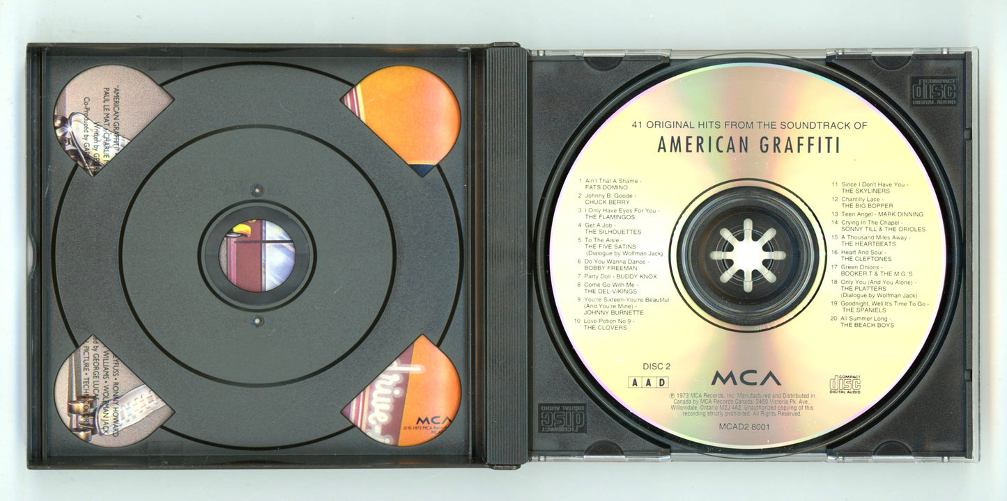 American Graffiti (1973) Motion Picture Soundtrack Vintage CD