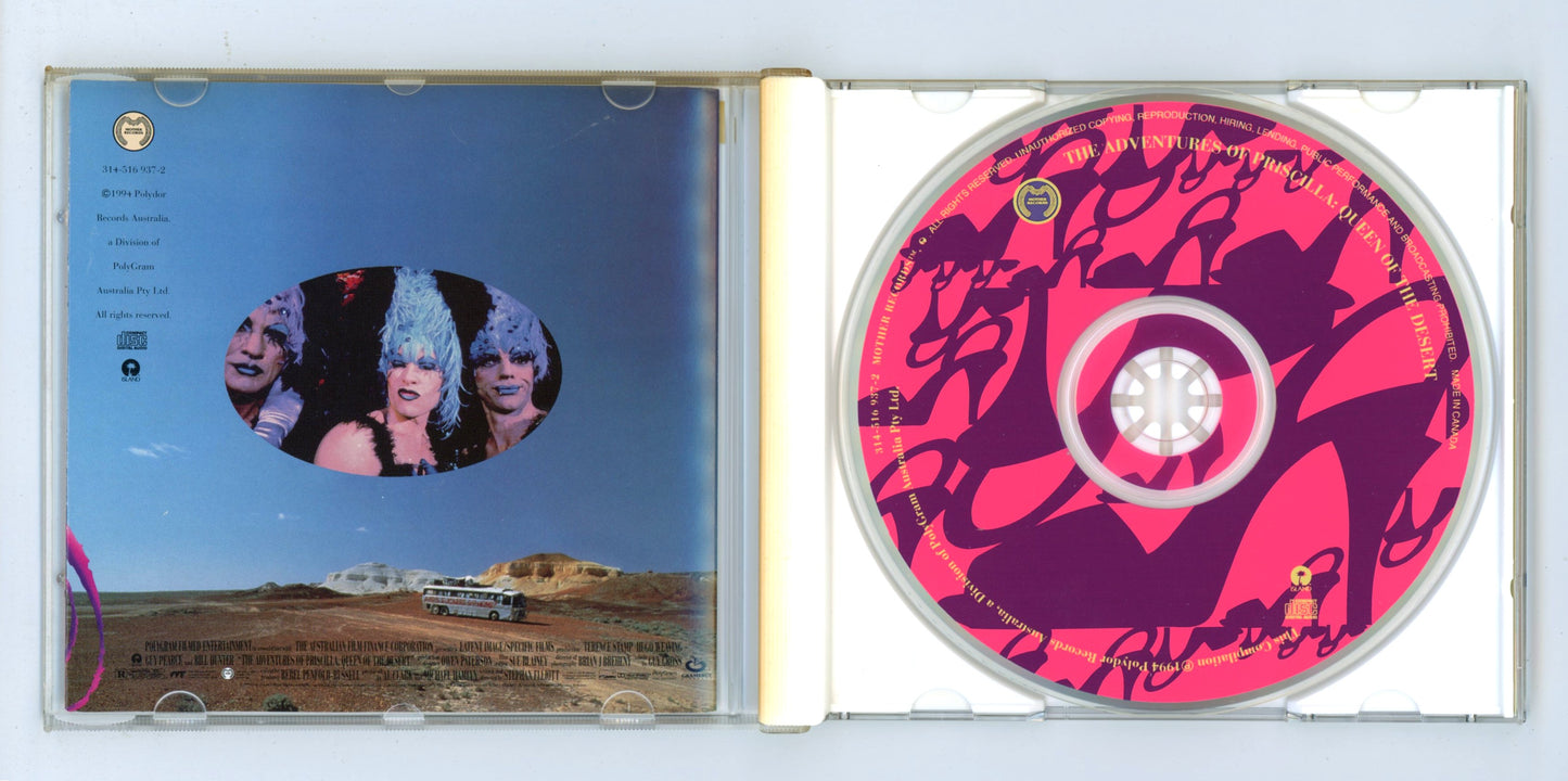 The Adventures of Priscilla, Queen of the Desert (1994) Motion Picture Soundtrack Vintage CD