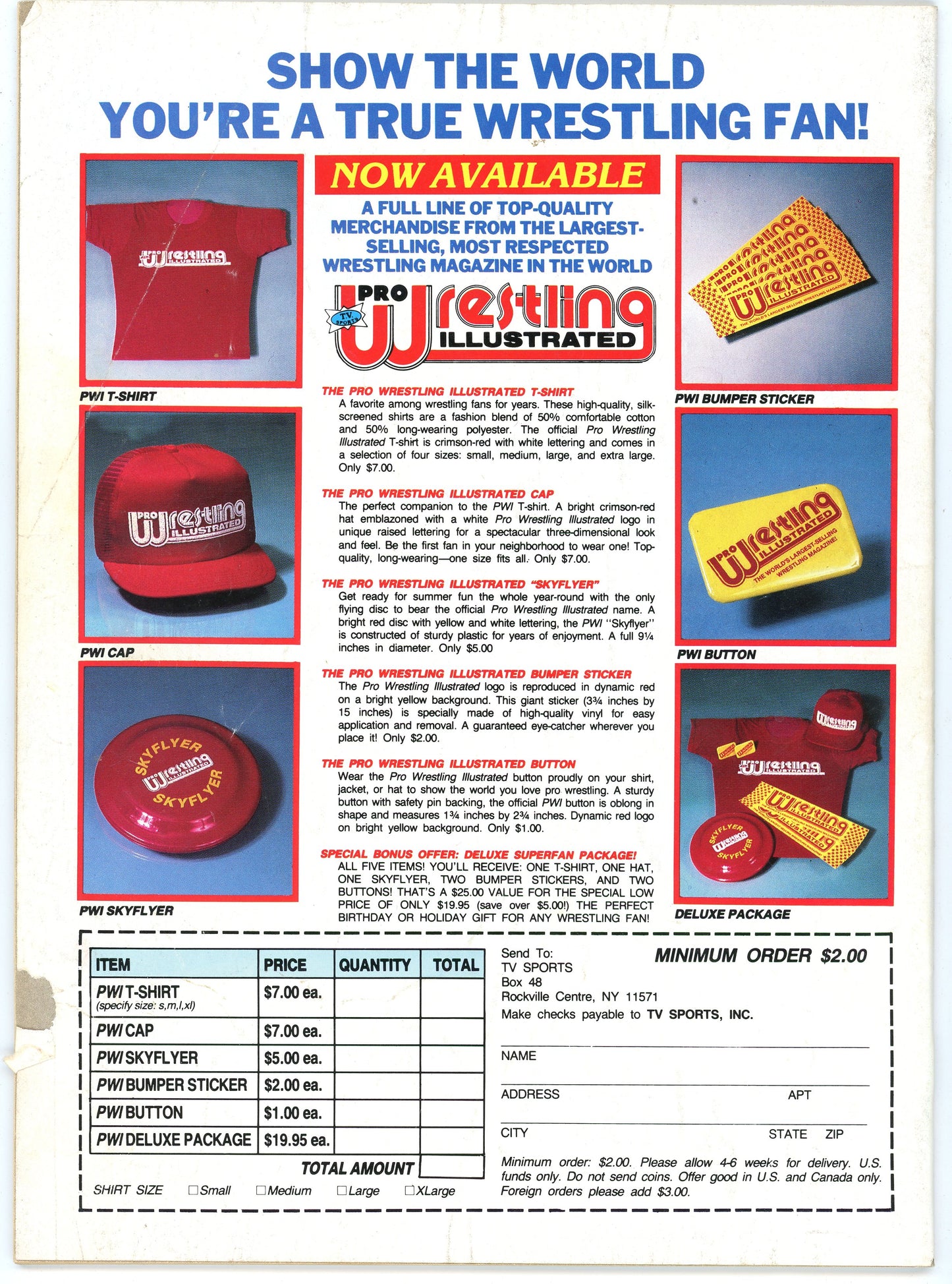 Inside Wrestling Vintage Magazine (January, 1991) Legion of Doom