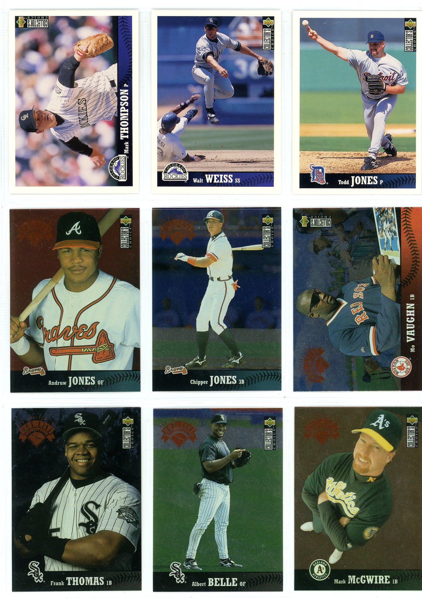 1997 Upper Deck Collector's Choice MLB Baseball Complete Set (506 Cards)
