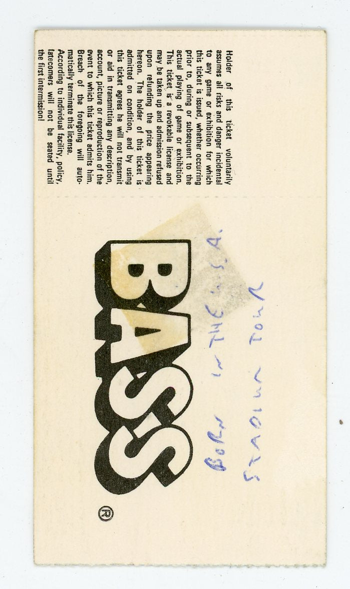 Bruce Springsteen Vintage Concert Ticket CNE Stadium (Toronto, 1985) Born In The USA