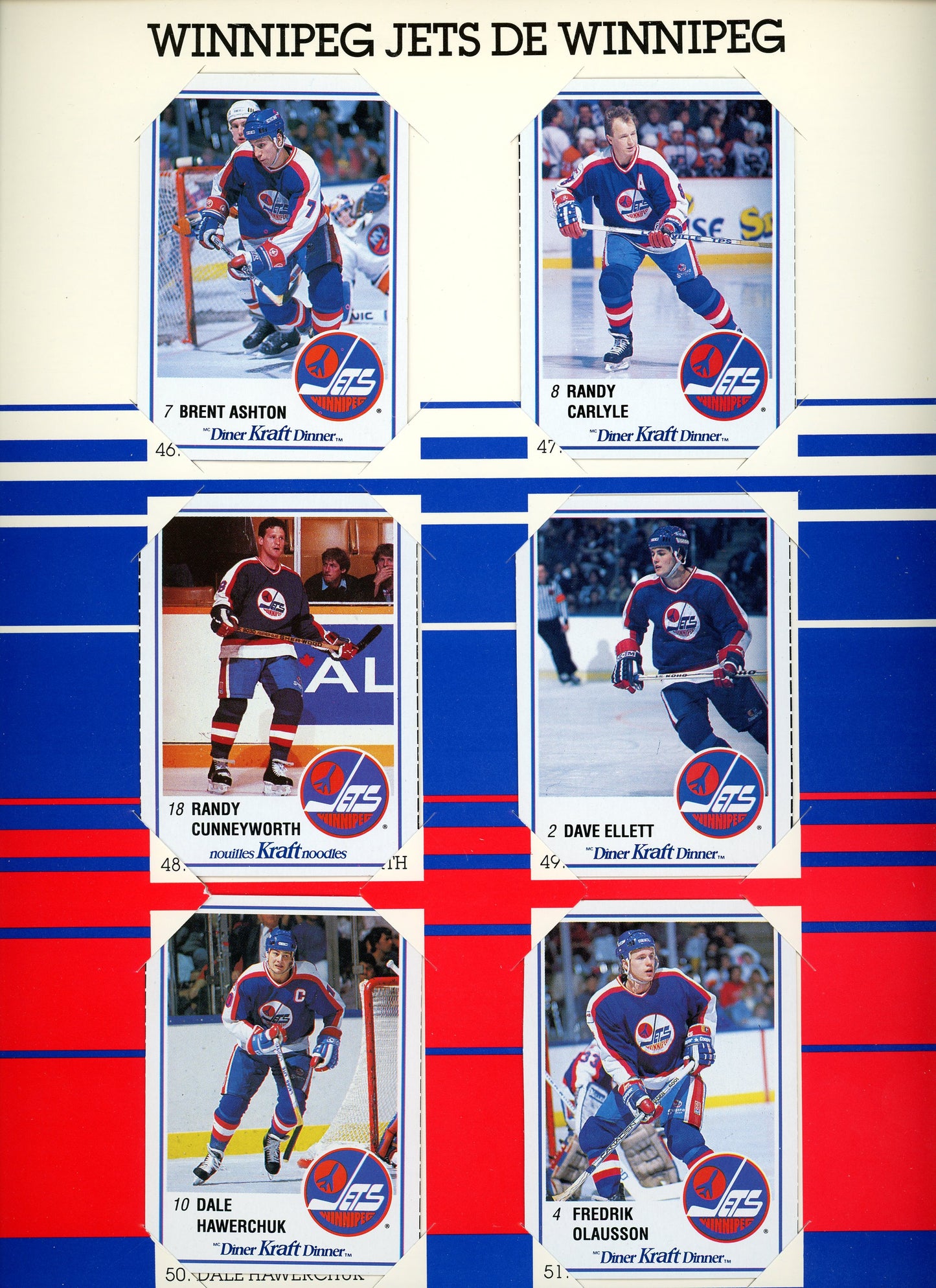 1990 Kraft NHL Hockey Complete Sticker Album