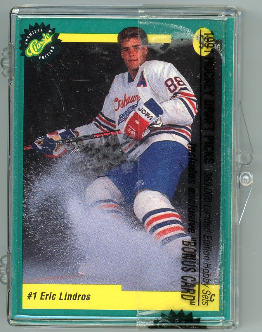 1991 Classic Draft Picks Hockey Card Complete Set (50 Cards) Sealed Eric Lindros Rookie