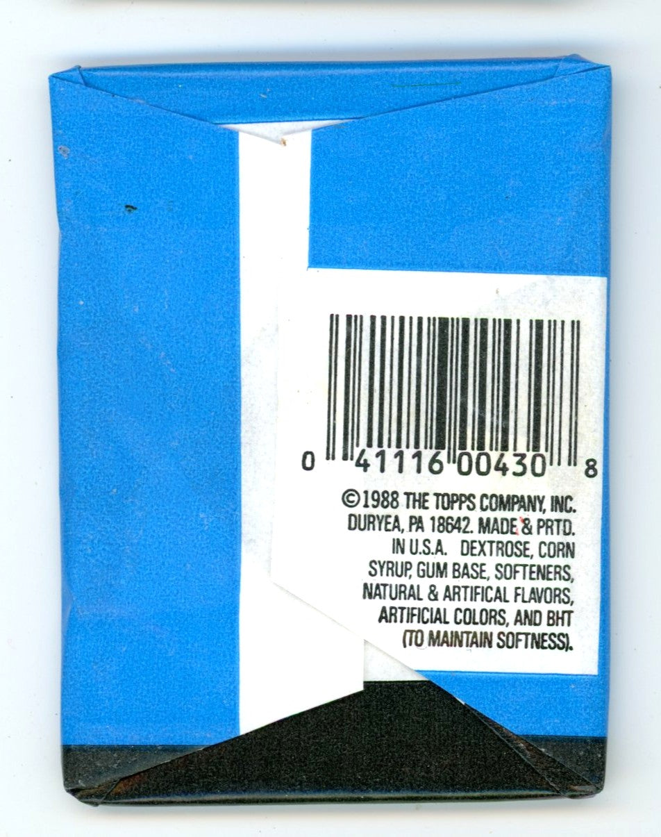 1988 Topps Dinosaurs Attack! Trading Card Pack (5 Cards / 1 Sticker)