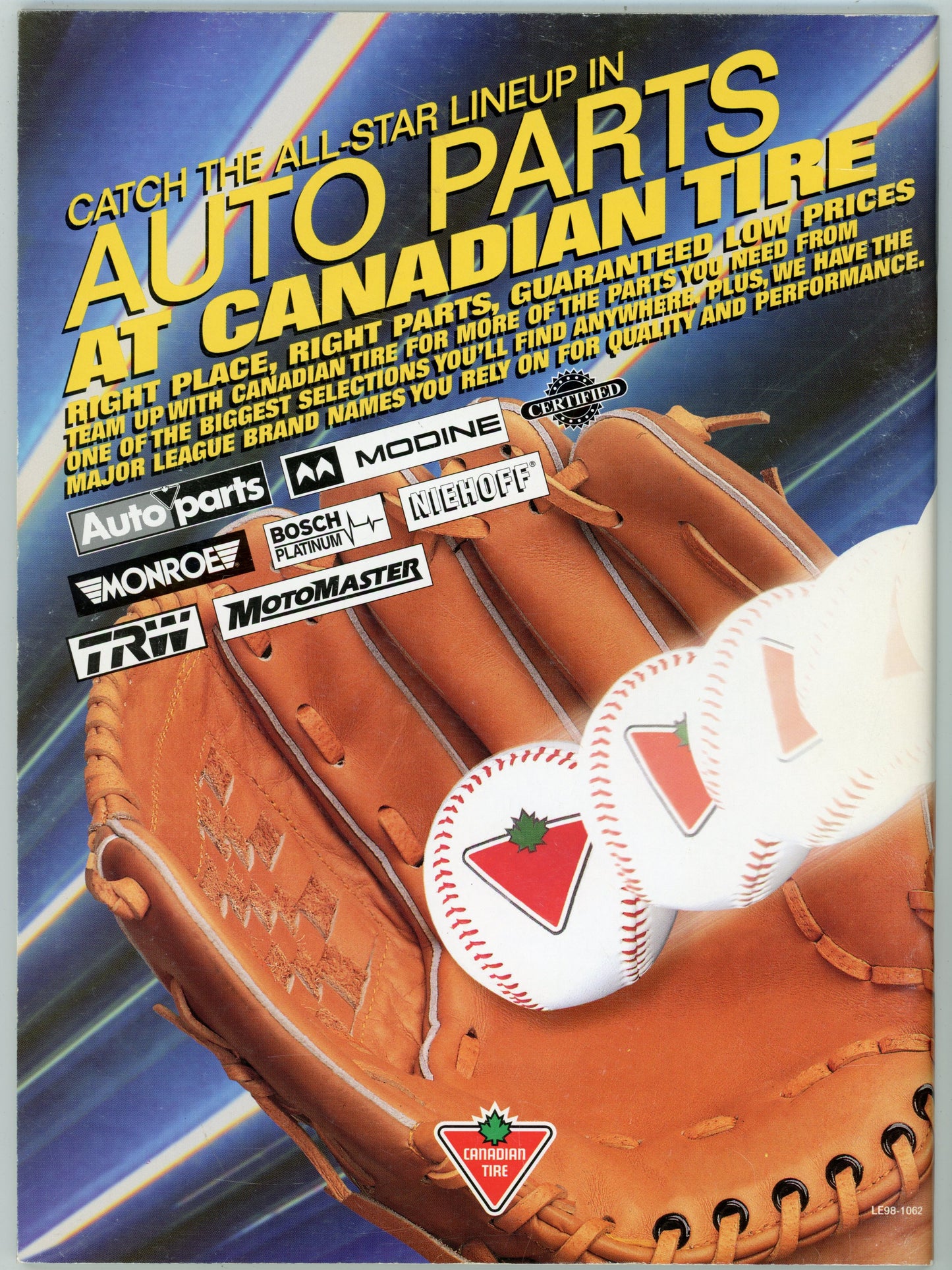 1998 Playball! Official Blue Jays Magazine Issue 1 Roger Clemens Cover