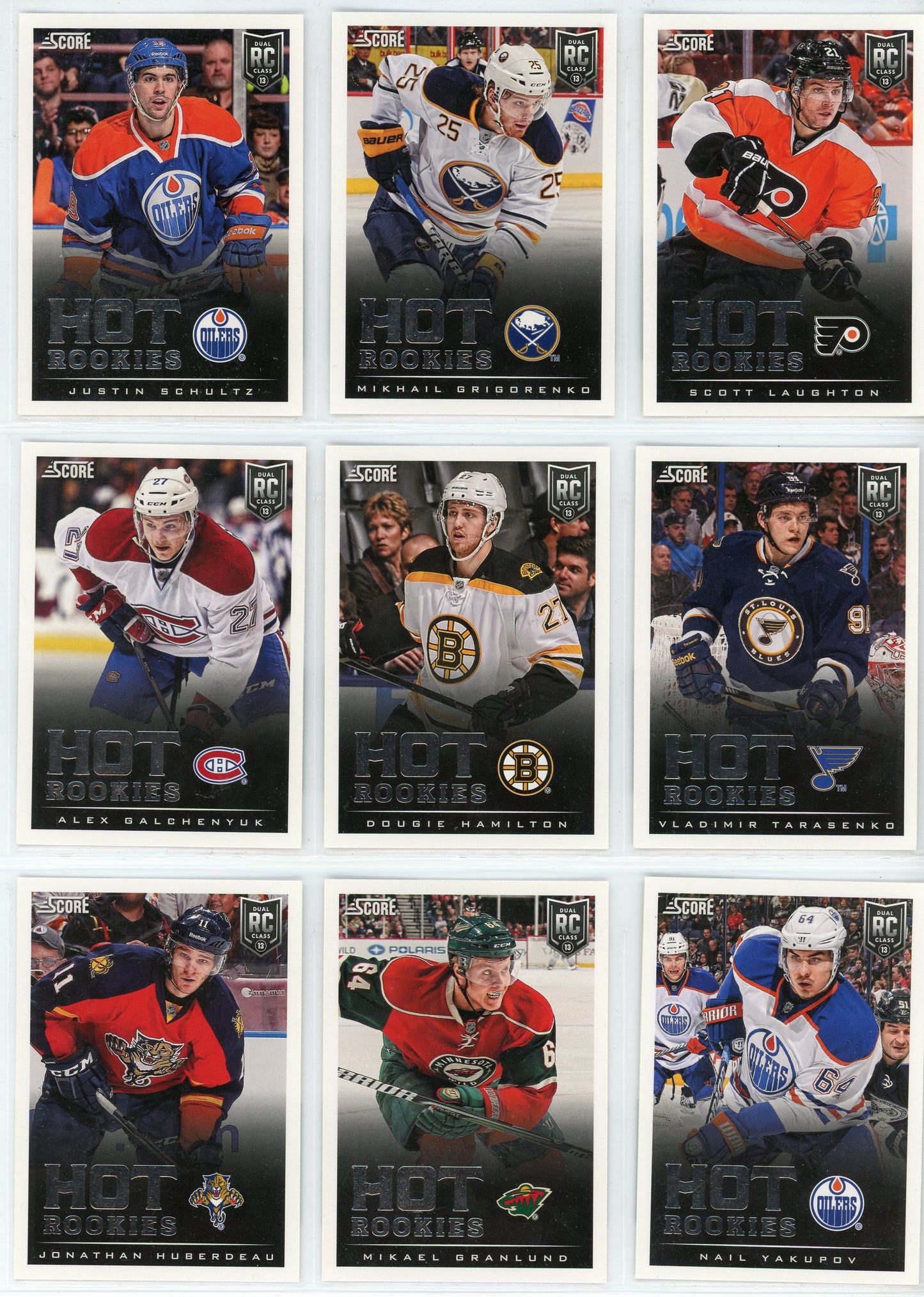 2013/14 Score NHL Hockey Card Complete Set (650 Cards)