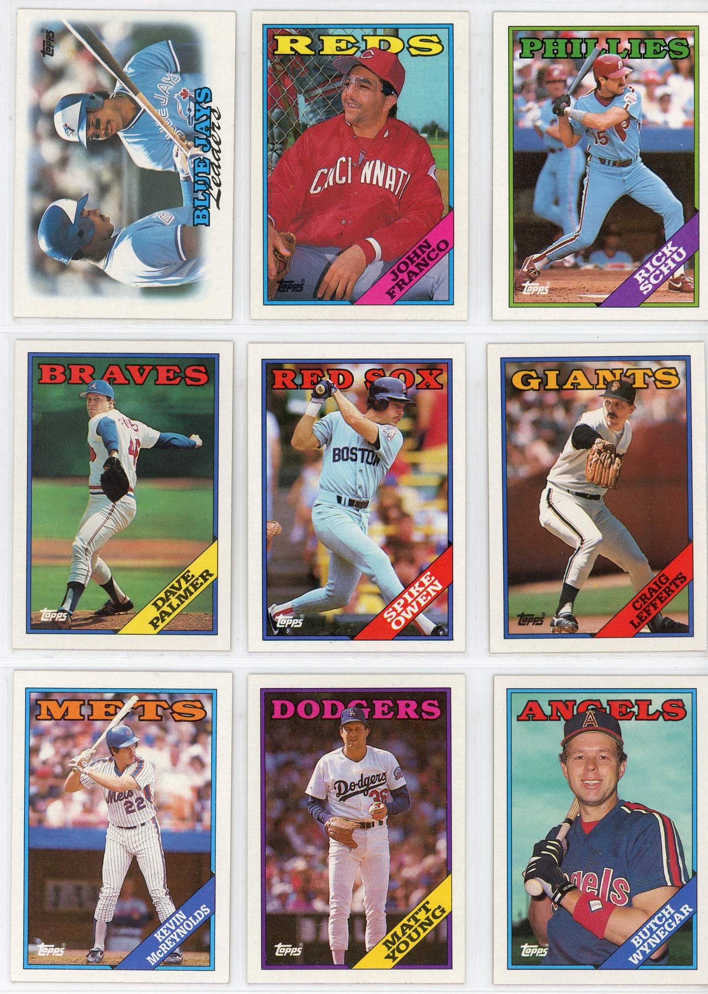 1988 Topps MLB Baseball Card Complete Set (792 Cards)