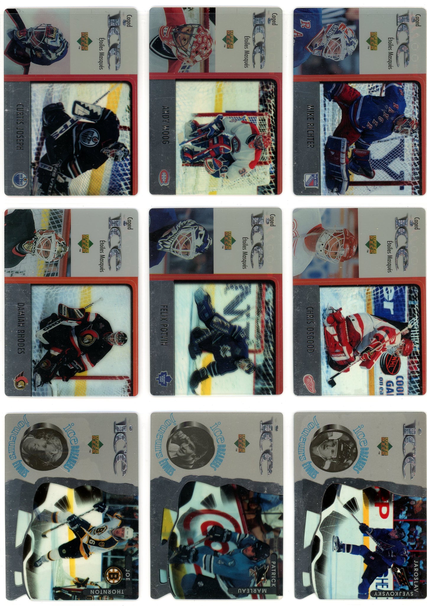 1997/98 Upper Deck Ice McDonald's Hockey Card Complete Set (40 Cards)
