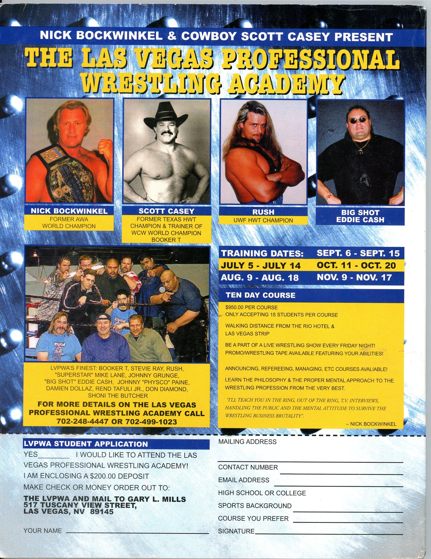 World of Wrestling Vintage Magazine (July 2001) Shane McMahon