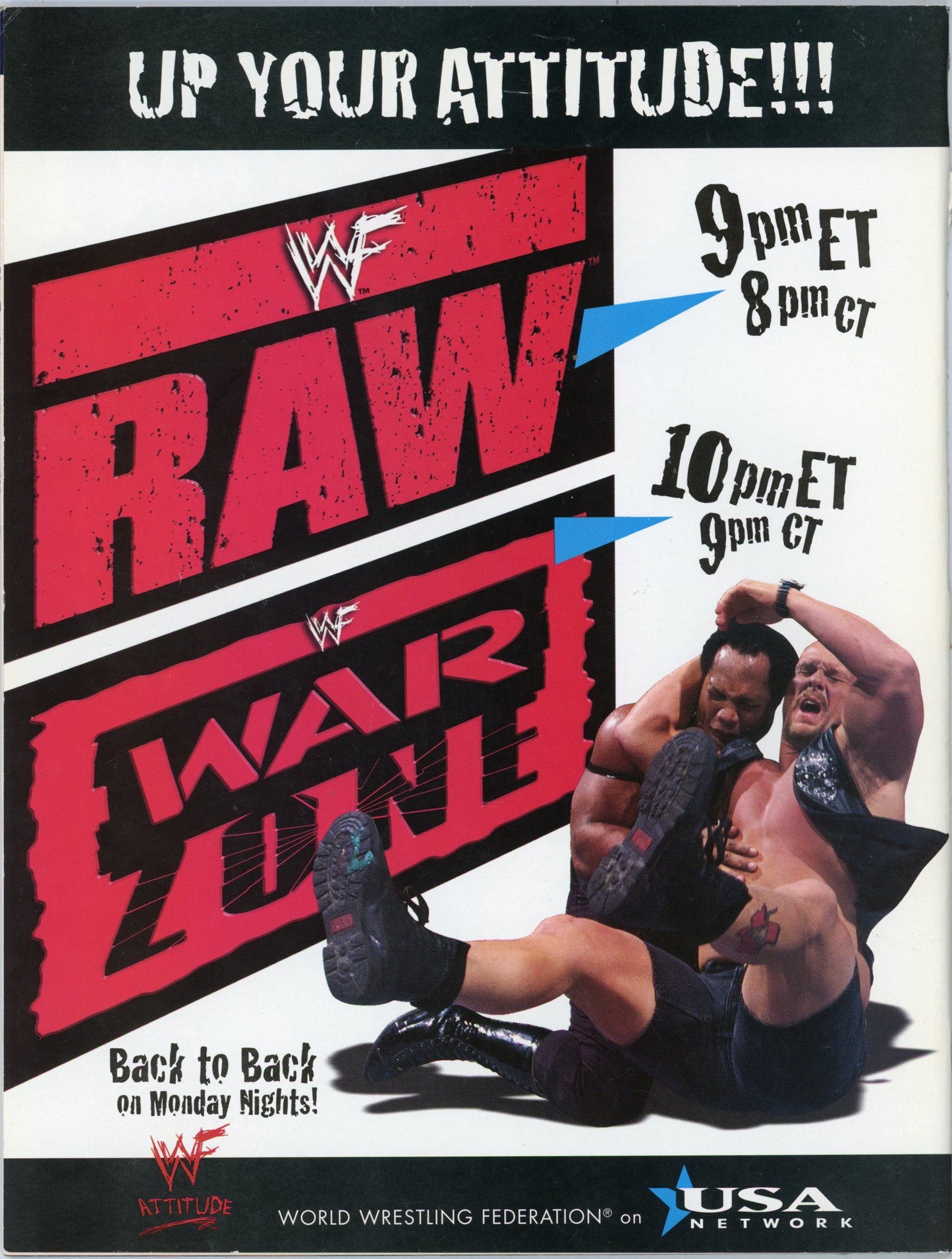 WWF WWE Vintage Wrestling Magazine (November 1998) Val Venis Cover