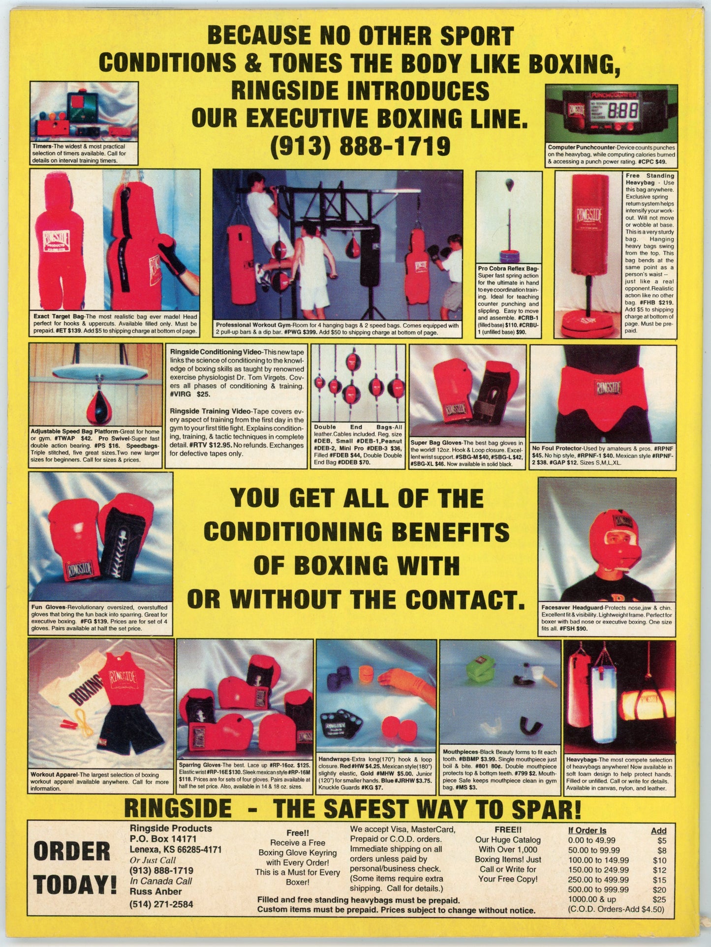 The Ring Vintage Boxing Magazine (November 1993) Julio Cesar Chavez
