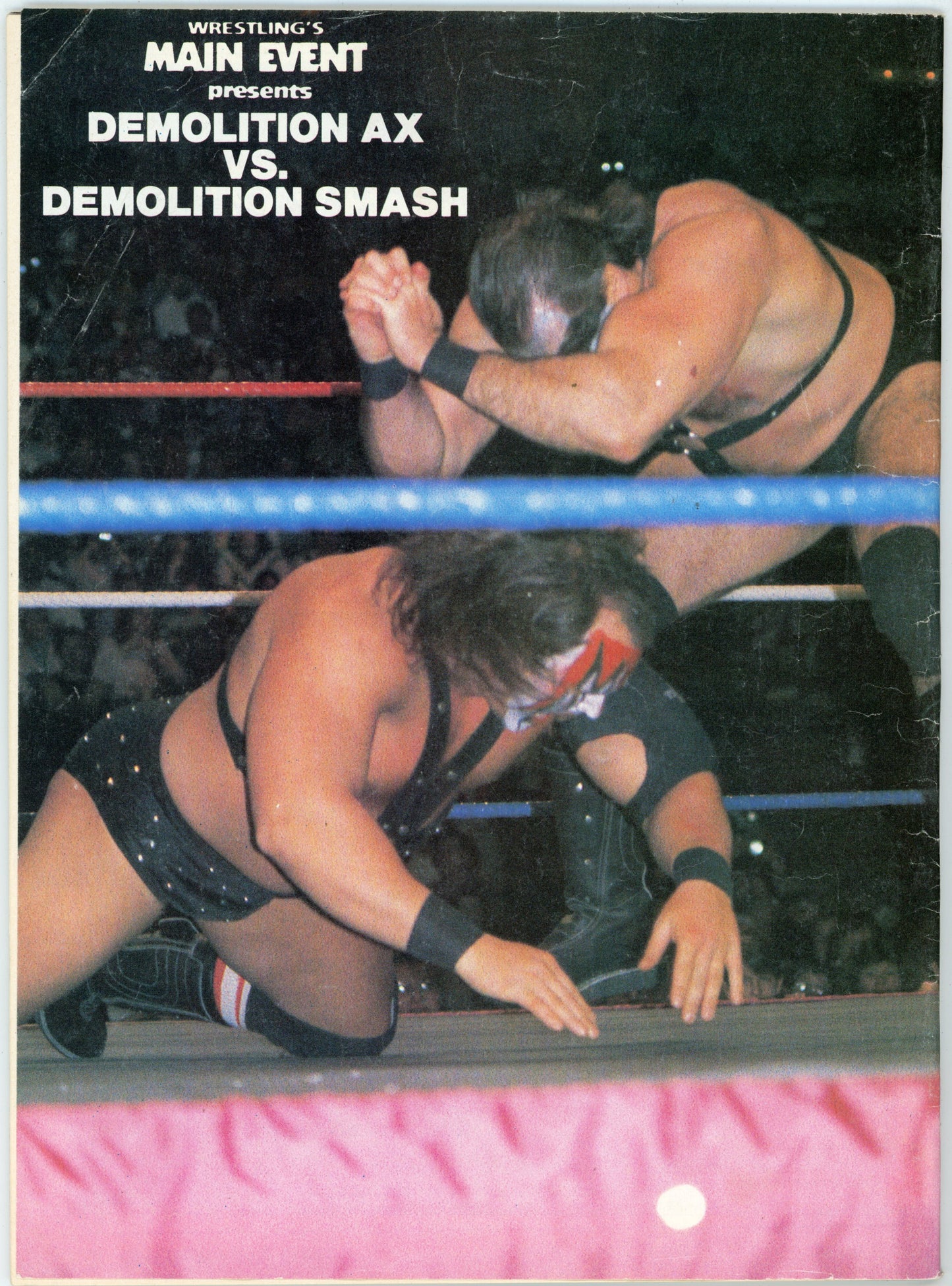 Wrestling's Main Event Vintage Wrestling Magazine (July 1989) Hulk Hogan Ultimate Warrior Cover