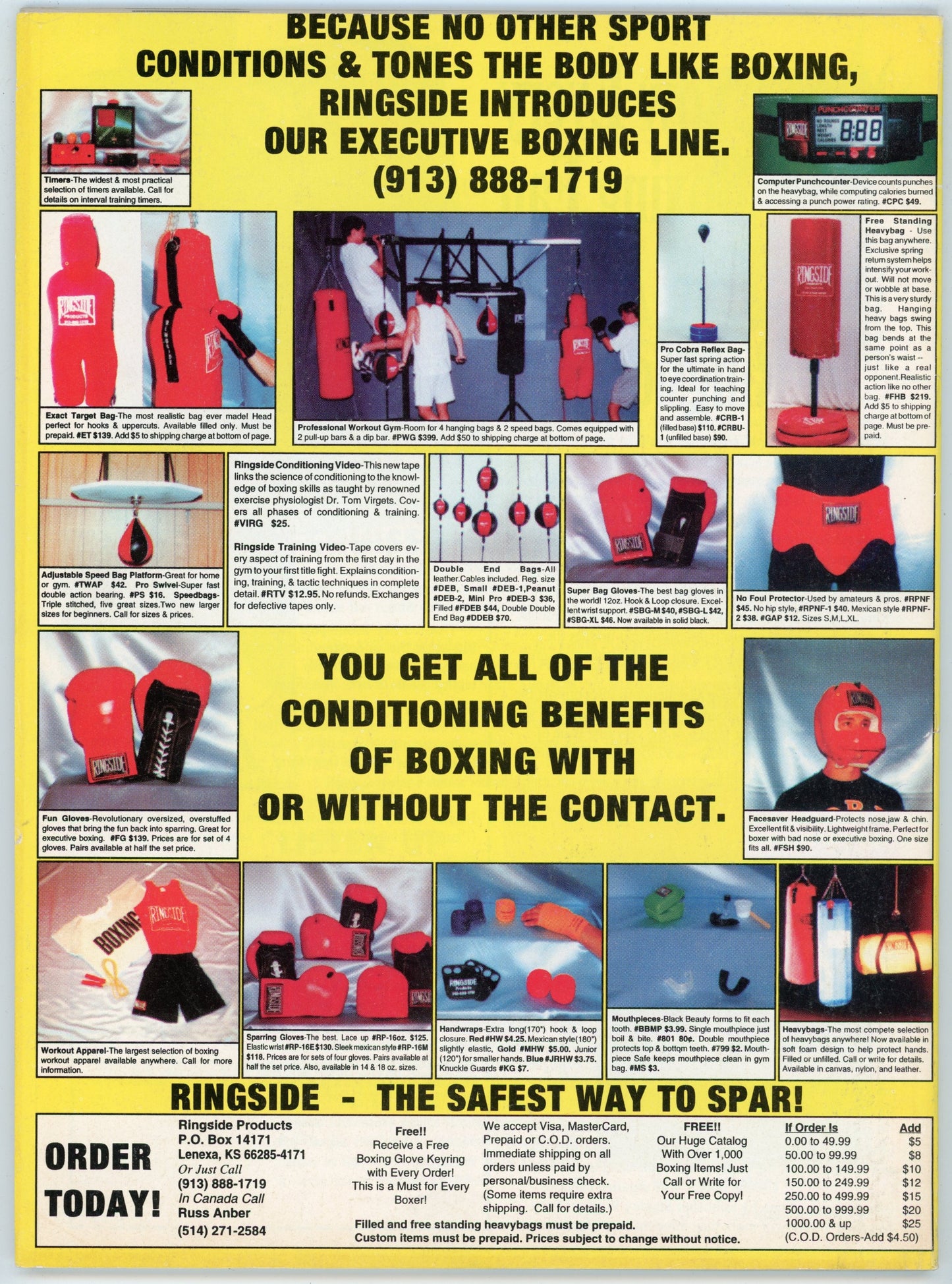 The Ring Vintage Boxing Magazine (March 1994) Evander Holyfield Cover