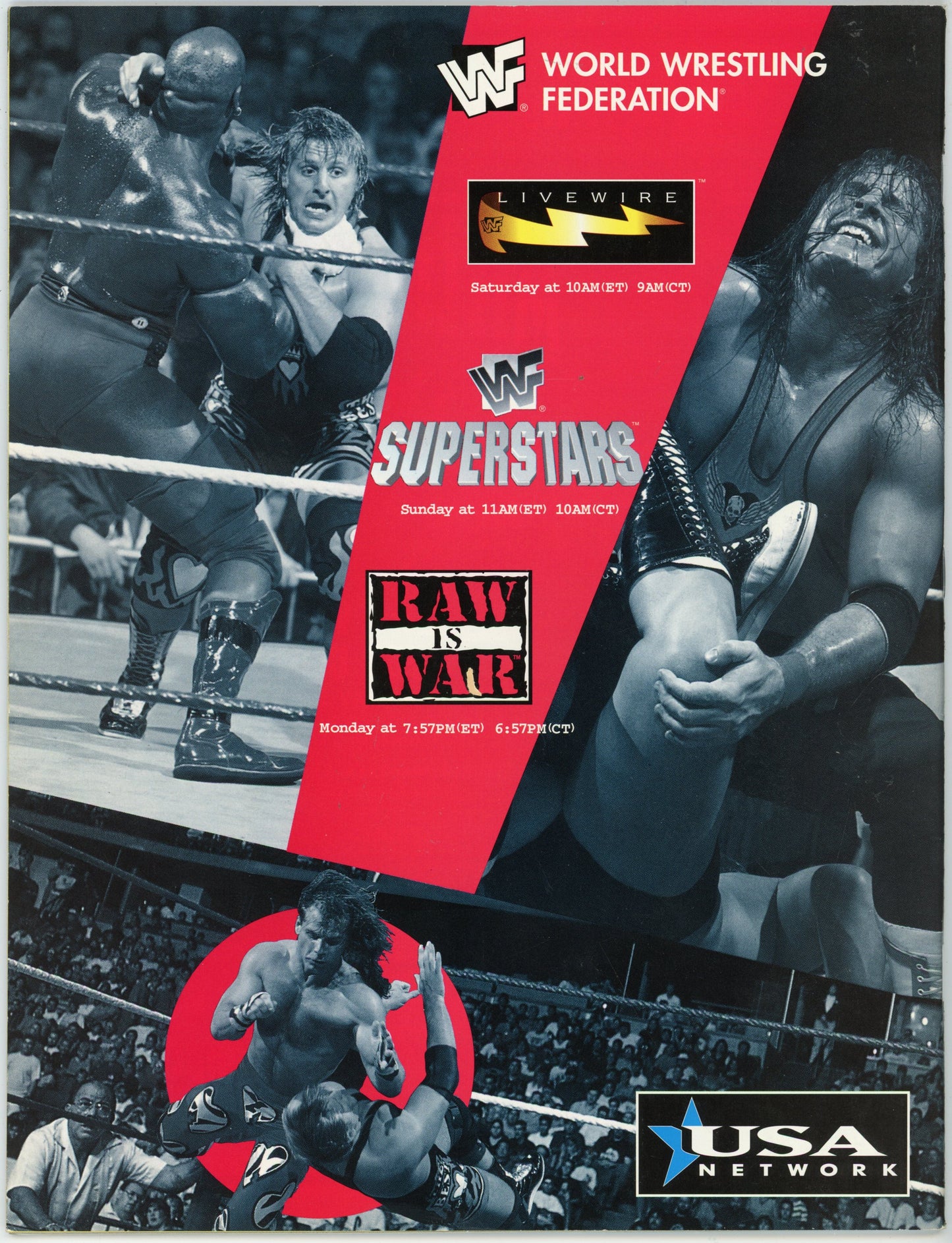 WWF WWE Vintage Wrestling Magazine (July 1997) Legion of Doom Cover