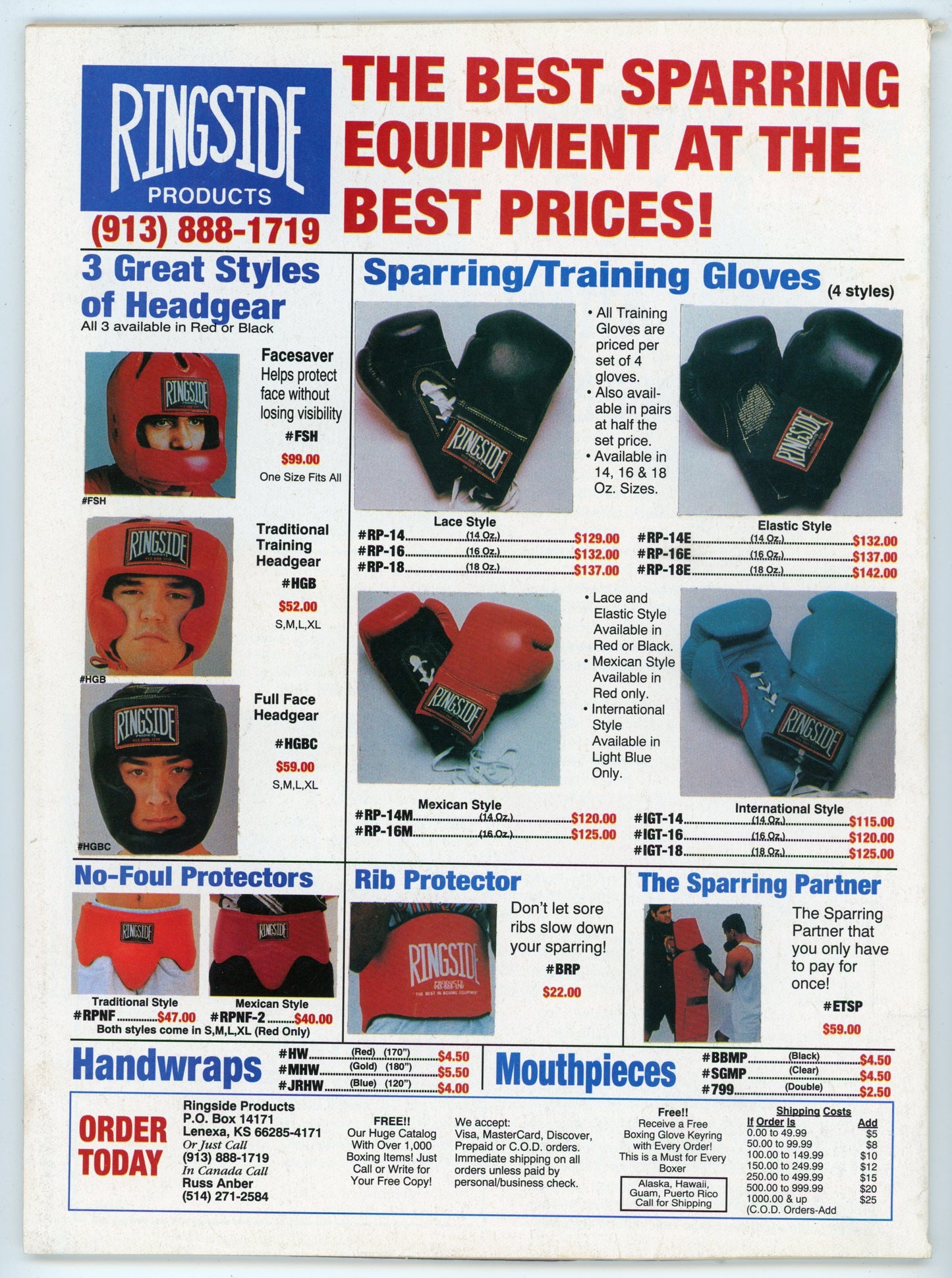 The Ring Vintage Boxing Magazine (November 1994) Michael Moorer Cover