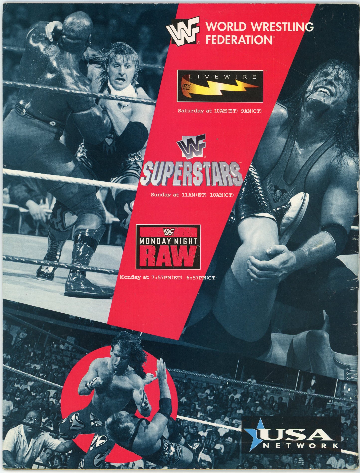 WWF WWE Vintage Wrestling Magazine (March 1997) Ahmed Johnson Cover