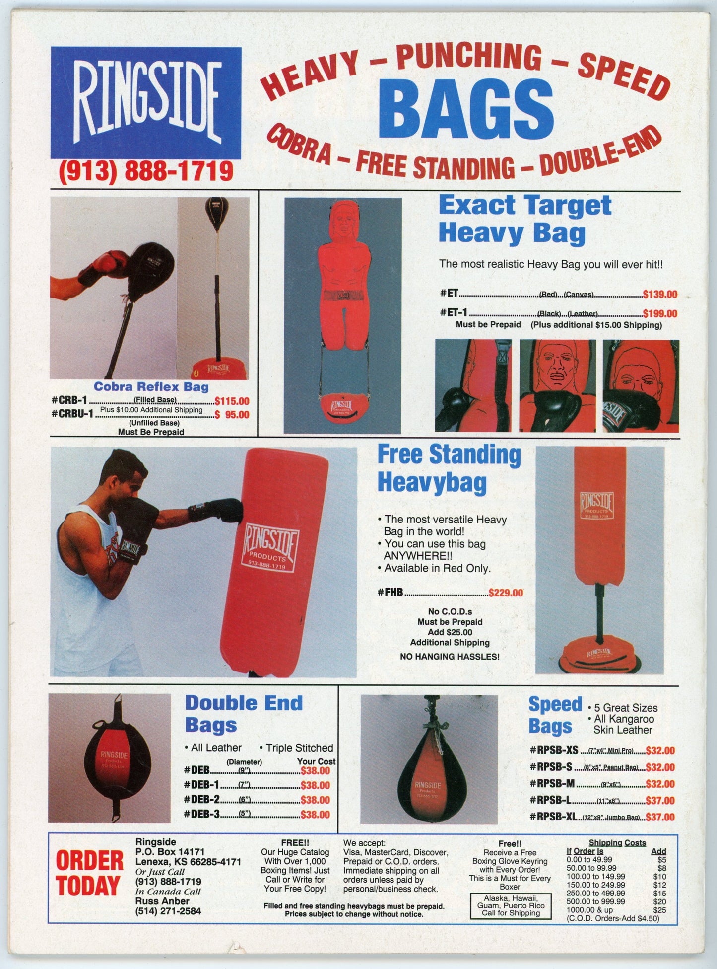 The Ring Vintage Boxing Magazine (January 1995) Oliver McCall Cover