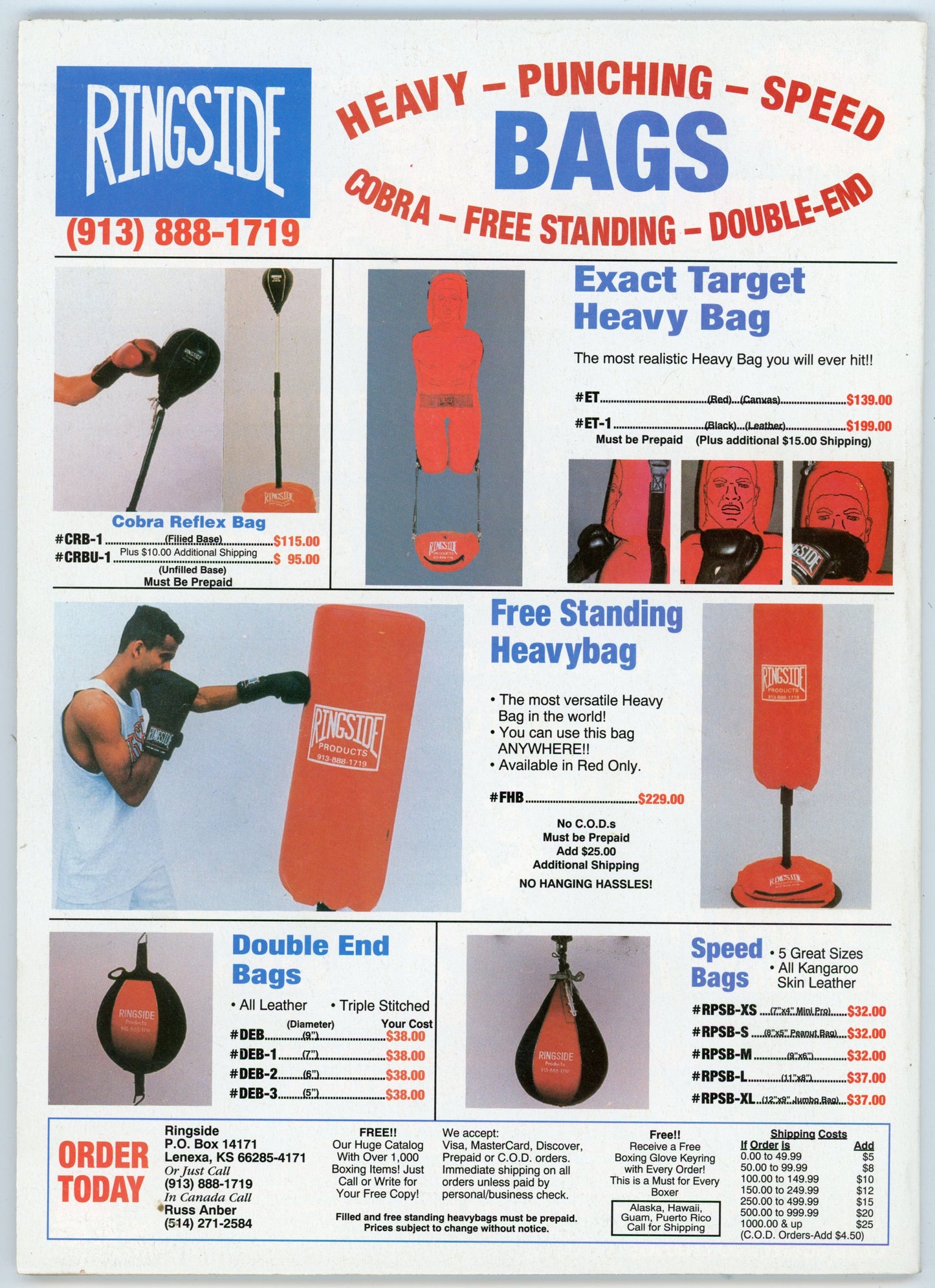 The Ring Vintage Boxing Magazine (January 1996) Oscar De La Hoya Cover