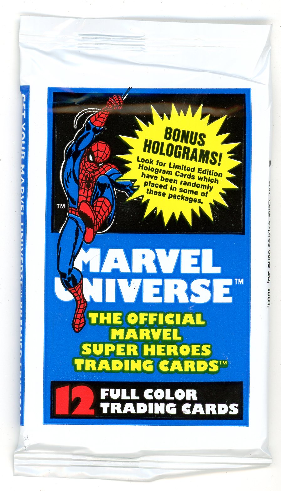 1990 Impel Marvel Universe Trading Card Pack (12 Cards)