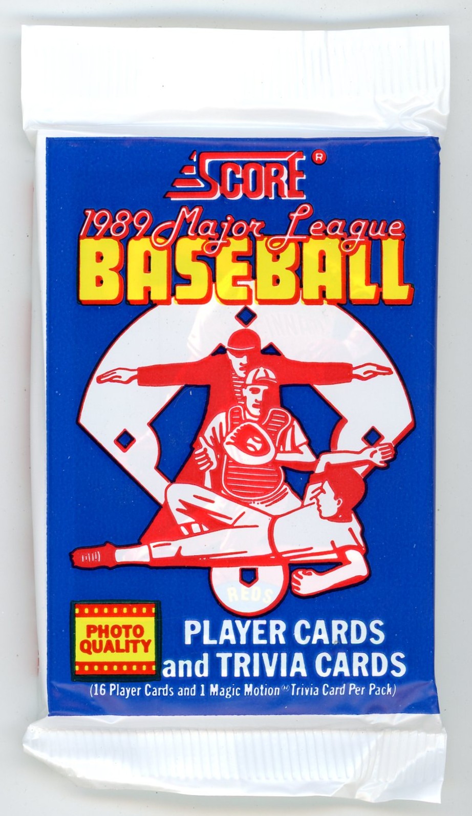 1989 Score MLB Baseball Hobby Pack (16 Cards)