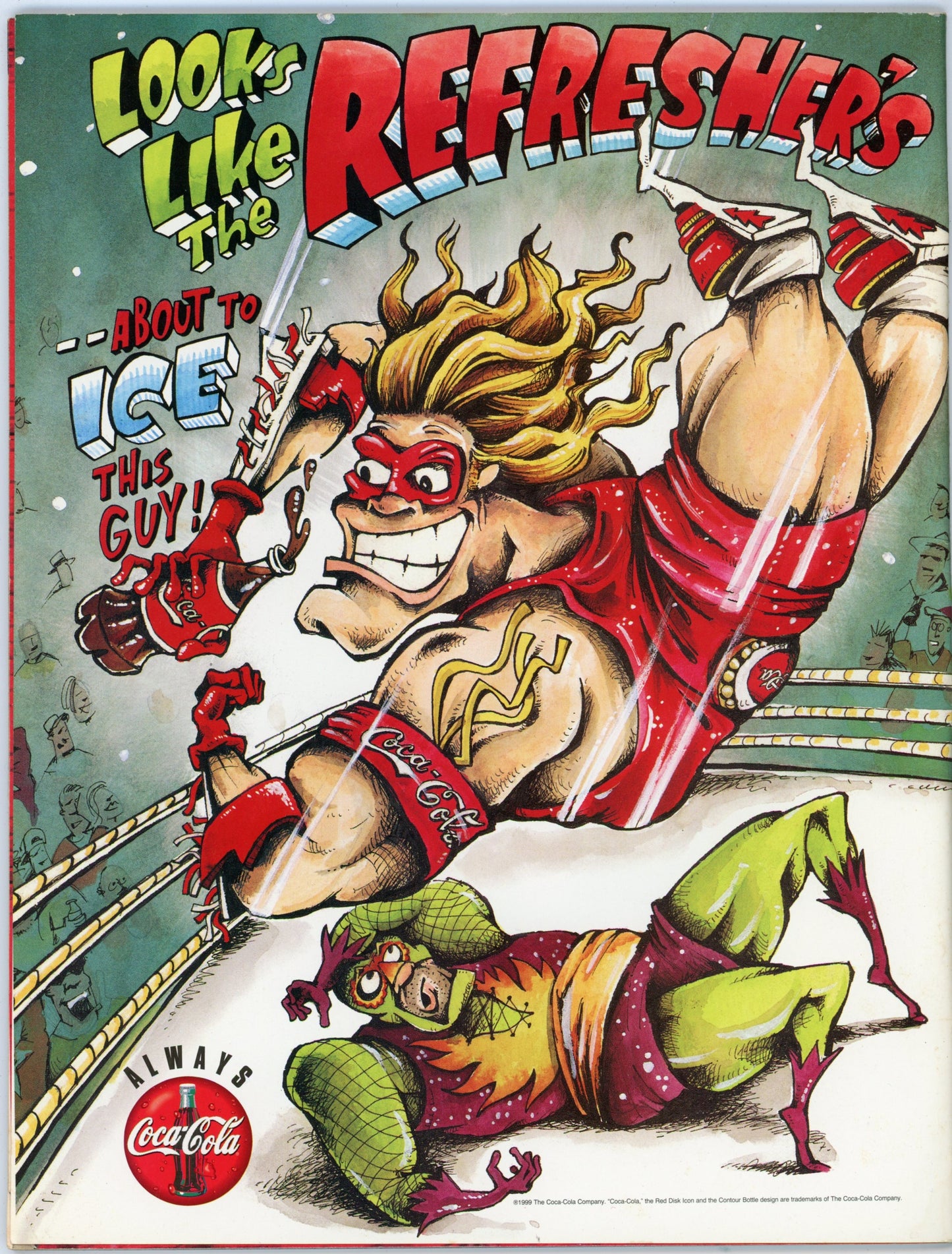 WWF WWE Vintage Wrestling Magazine (July 1999) The Rock Cover