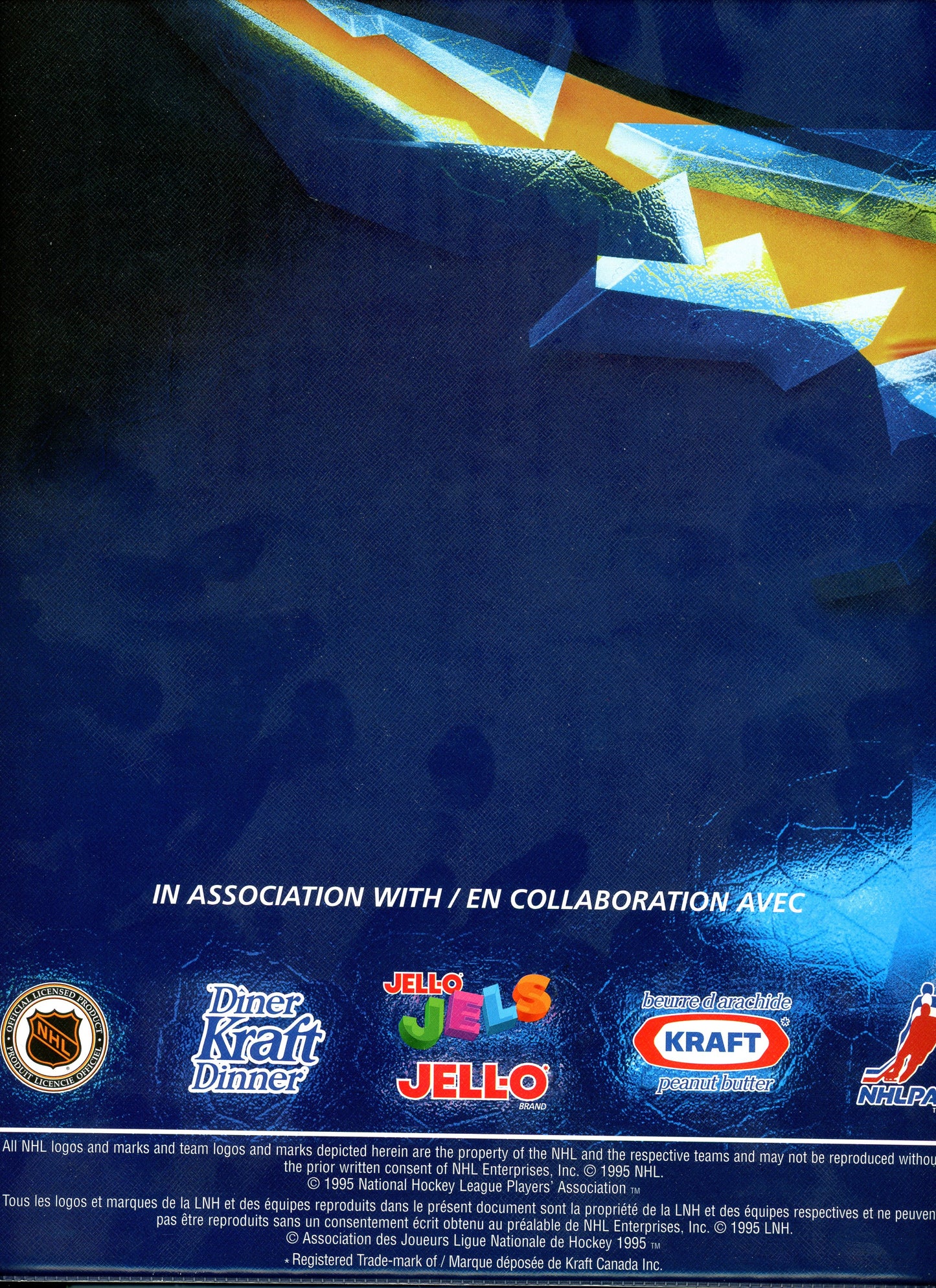 1995/96 Kraft Hockey Card Album NHL Complete Collector Master Set in Binder