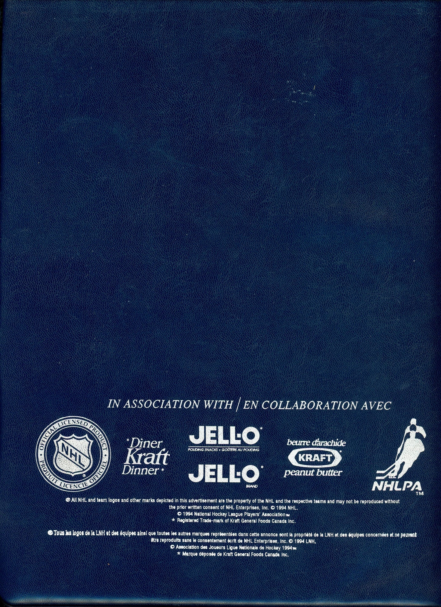 1994/95 Kraft NHL Hockey Card Award Winning Collection Complete Master Set in Binder