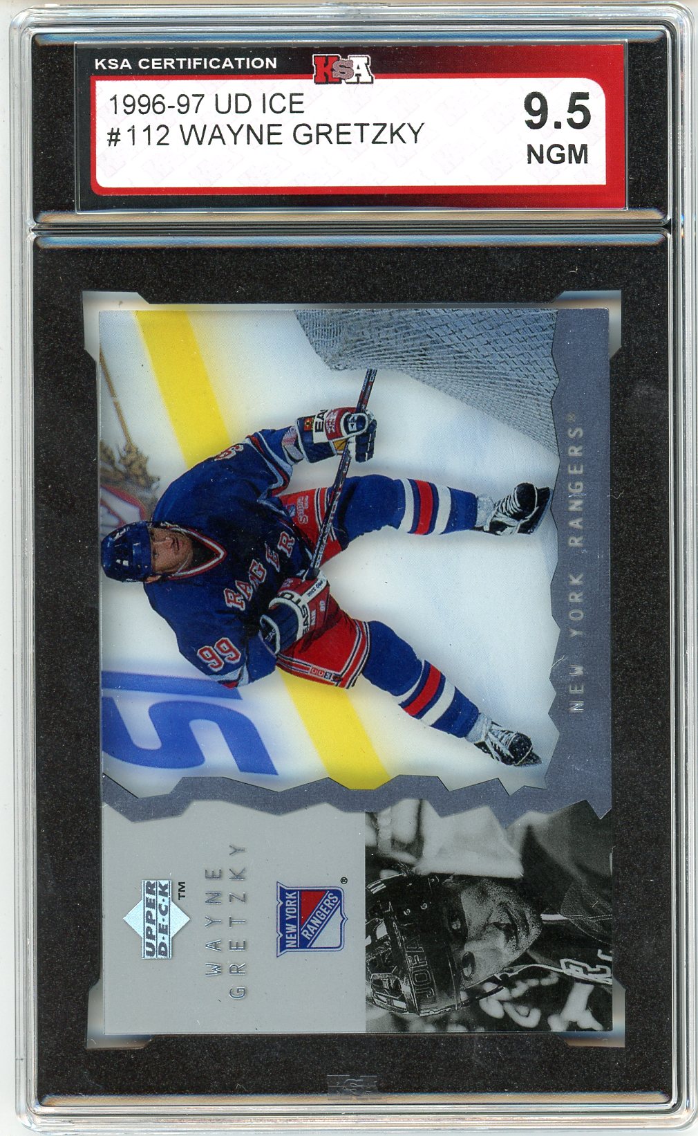 1996/97 Upper Deck Ice Wayne Gretzky Graded Card #112 KSA 9.5