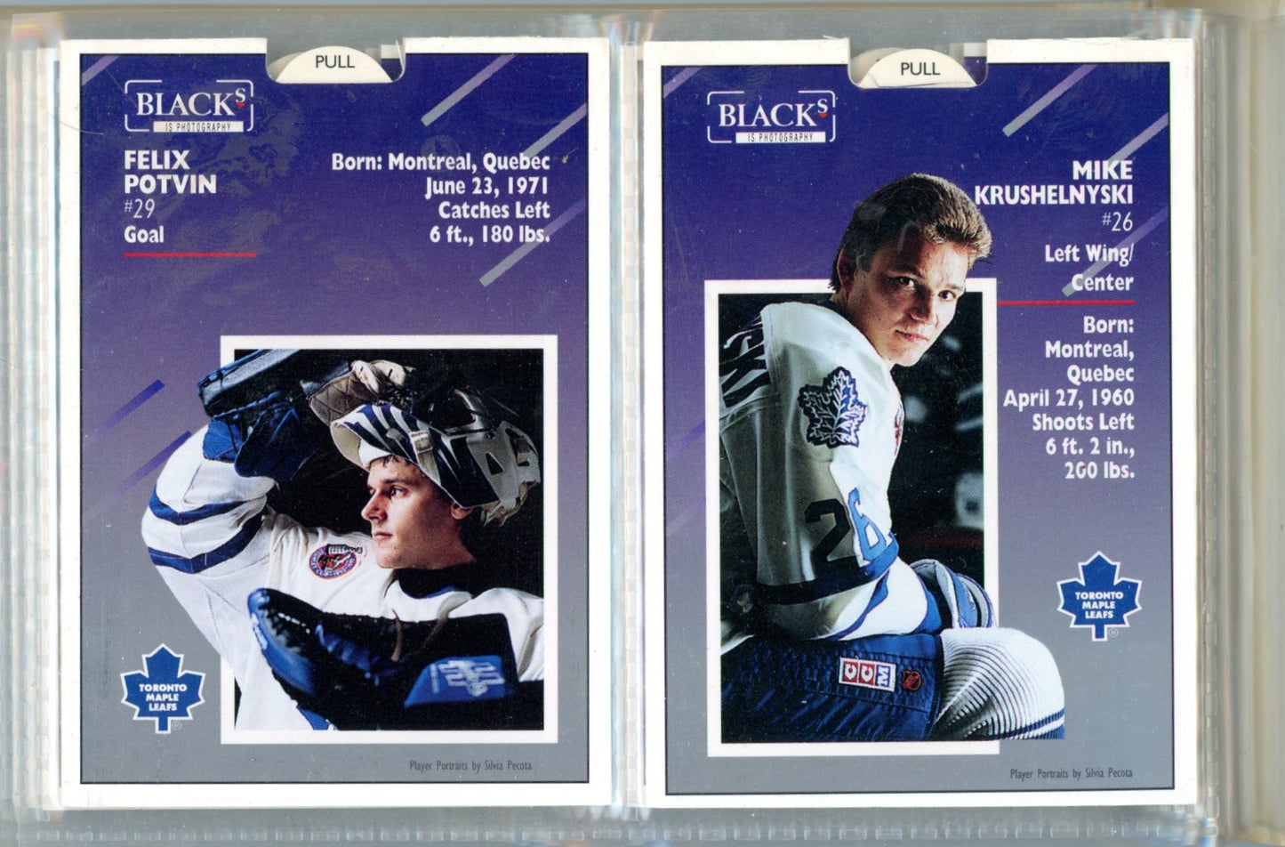1992-93 Score Toronto Maple Leafs Pop-Up Hockey Card Collection Complete Set – Black’s Photography Promo