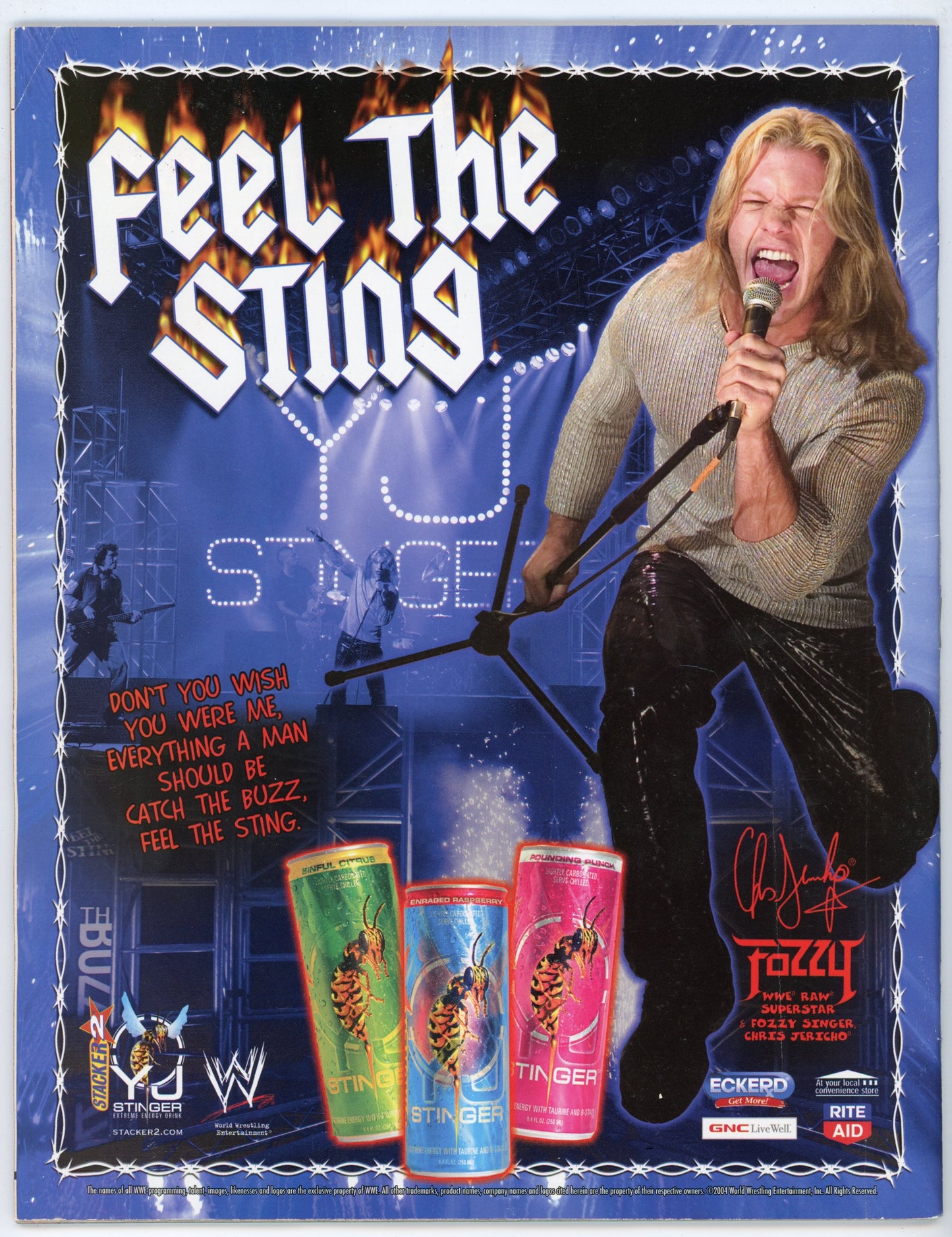 WWE Raw Vintage Wrestling Magazine (June 2004) Edge Cover