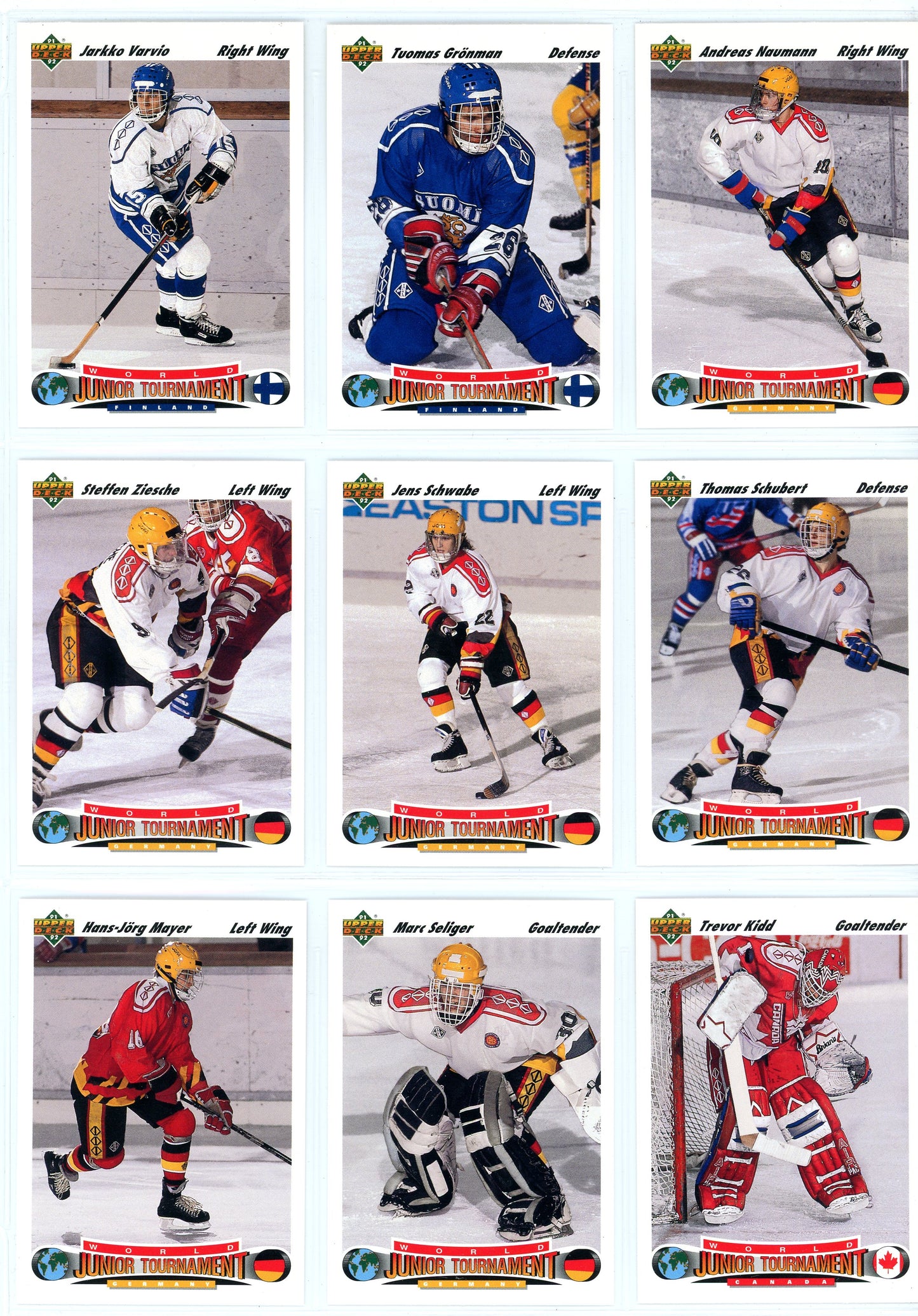 1991/92 Upper Deck NHL Hockey Complete Set (700 Cards)