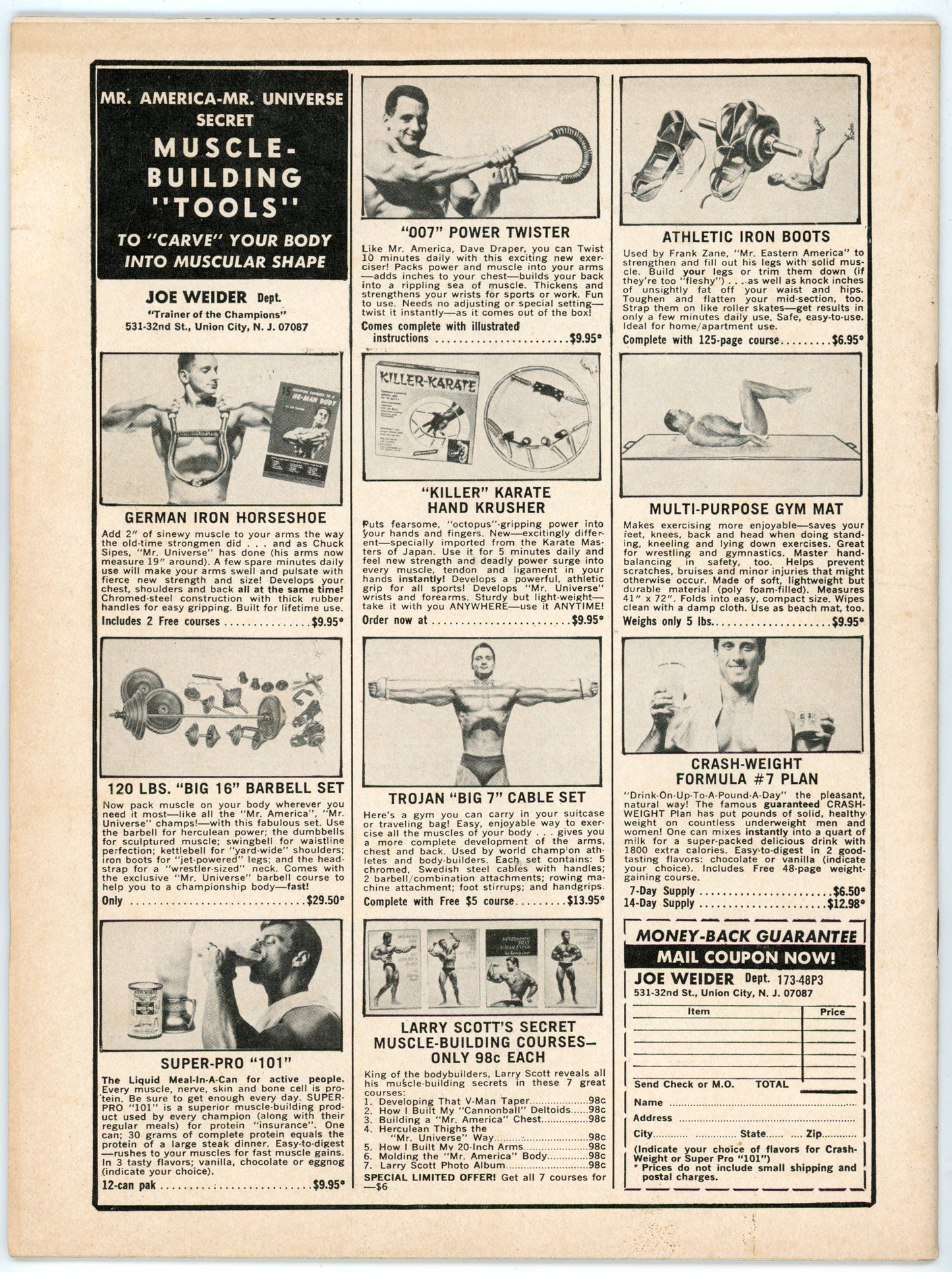 The Ring Vintage Boxing Magazine (August 1968) Dick Tiger, Bob Foster Illustration