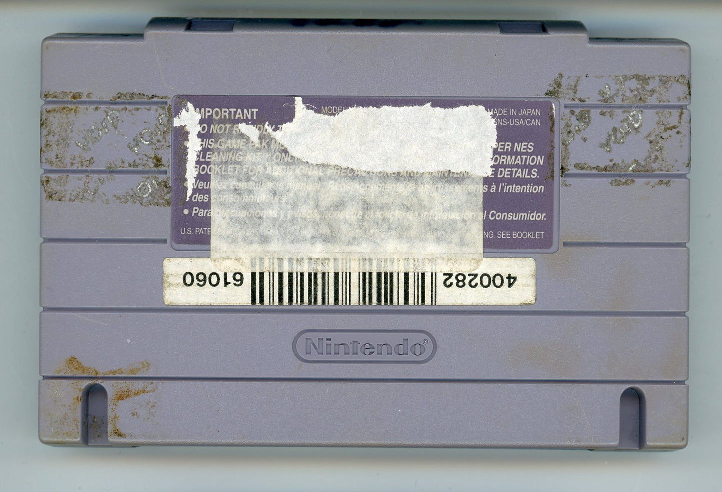 1990 The Irem Skins Game SNES Video Game Cartridge Type A
