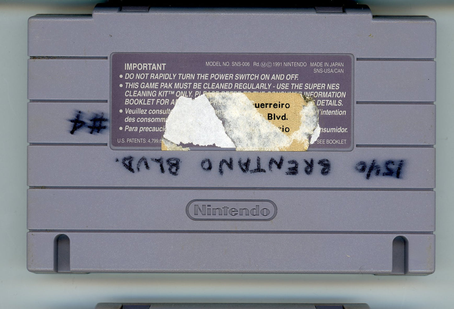 1992 Nintendo Mario Paint SNES Video Game Cartridge