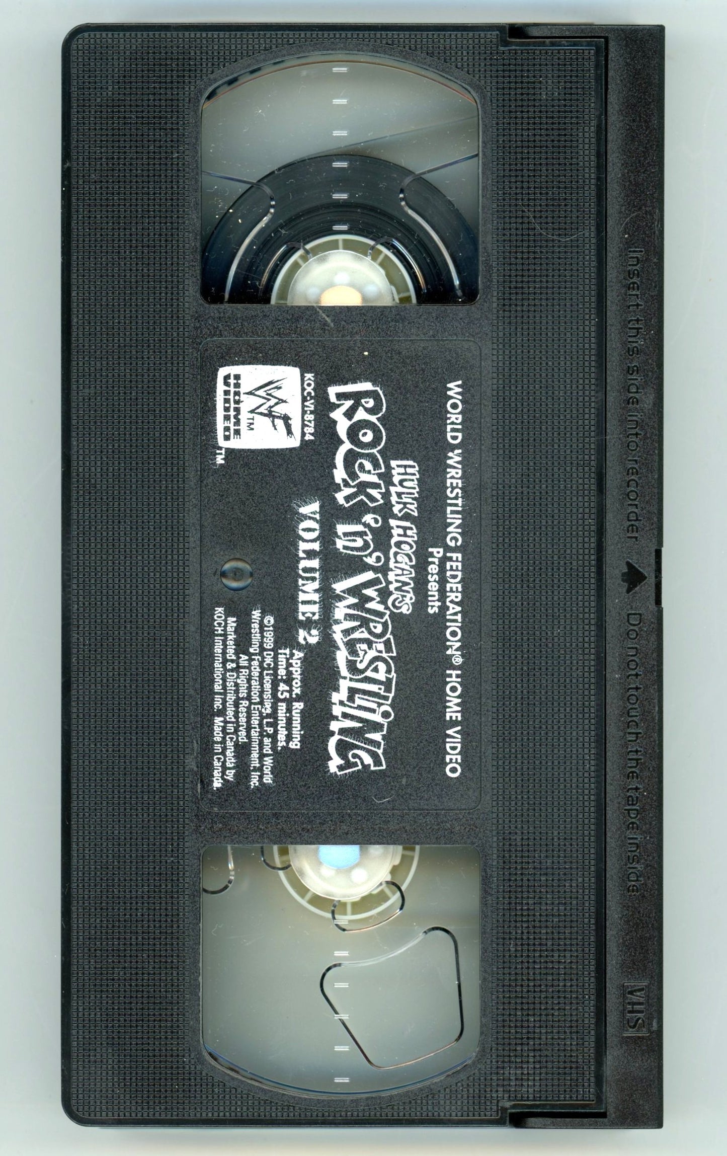 1999 WWF Presents Hulk Hogan's Rock 'n' Wrestling Vol. 2 Vintage VHS Tape