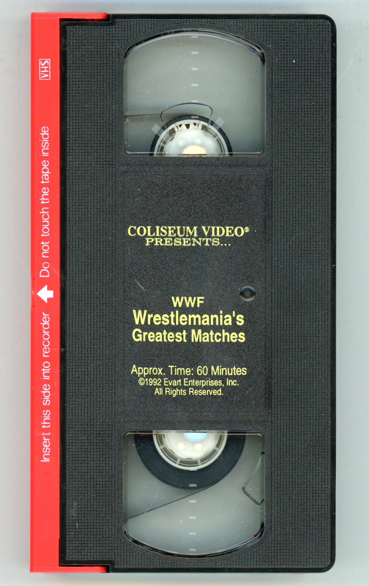 1992 WWF Official Wrestlemania's Greatest Matches Vintage VHS Tape Coliseum Video
