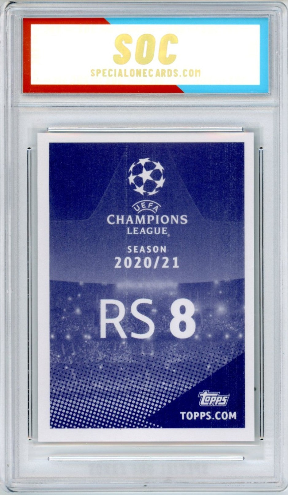 2021 Topps Alessandro Bastoni Shiny Rising Star #RS8 Graded Soccer Card SOC POP 1