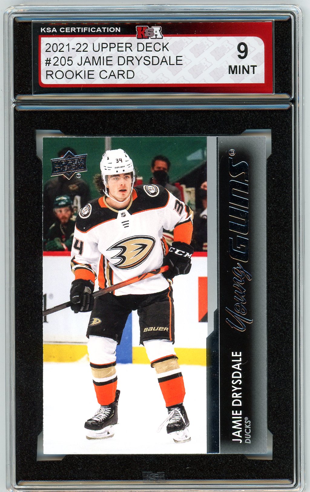 2021/22 Upper Deck Jamie Drysdale Graded Rookie Card #205 KSA 9