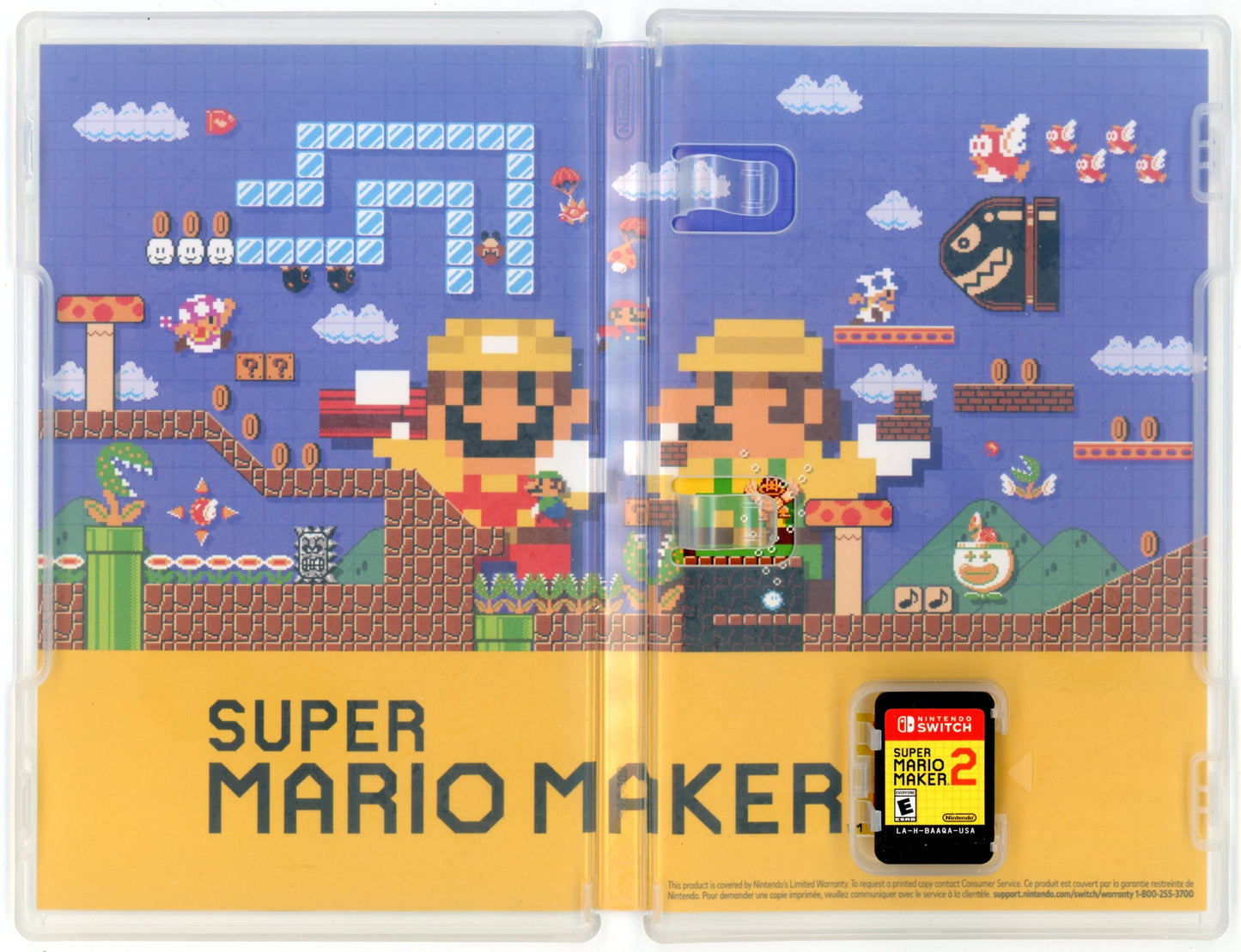 2019 Nintendo Super Mario Maker 2 Switch Video Game Cartridge In Box