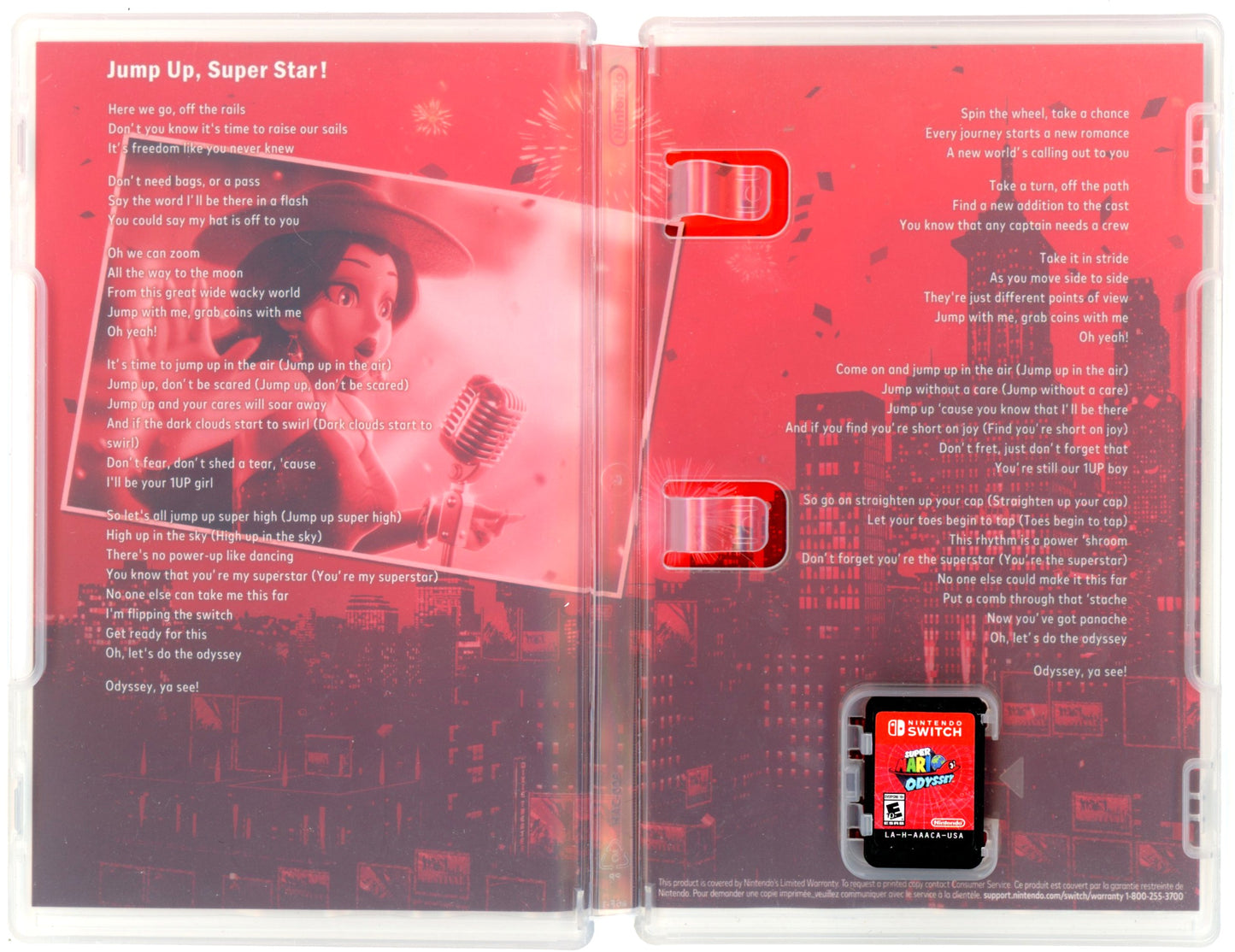2017 Nintendo Super Mario Odyssey Switch Video Game Cartridge In Box
