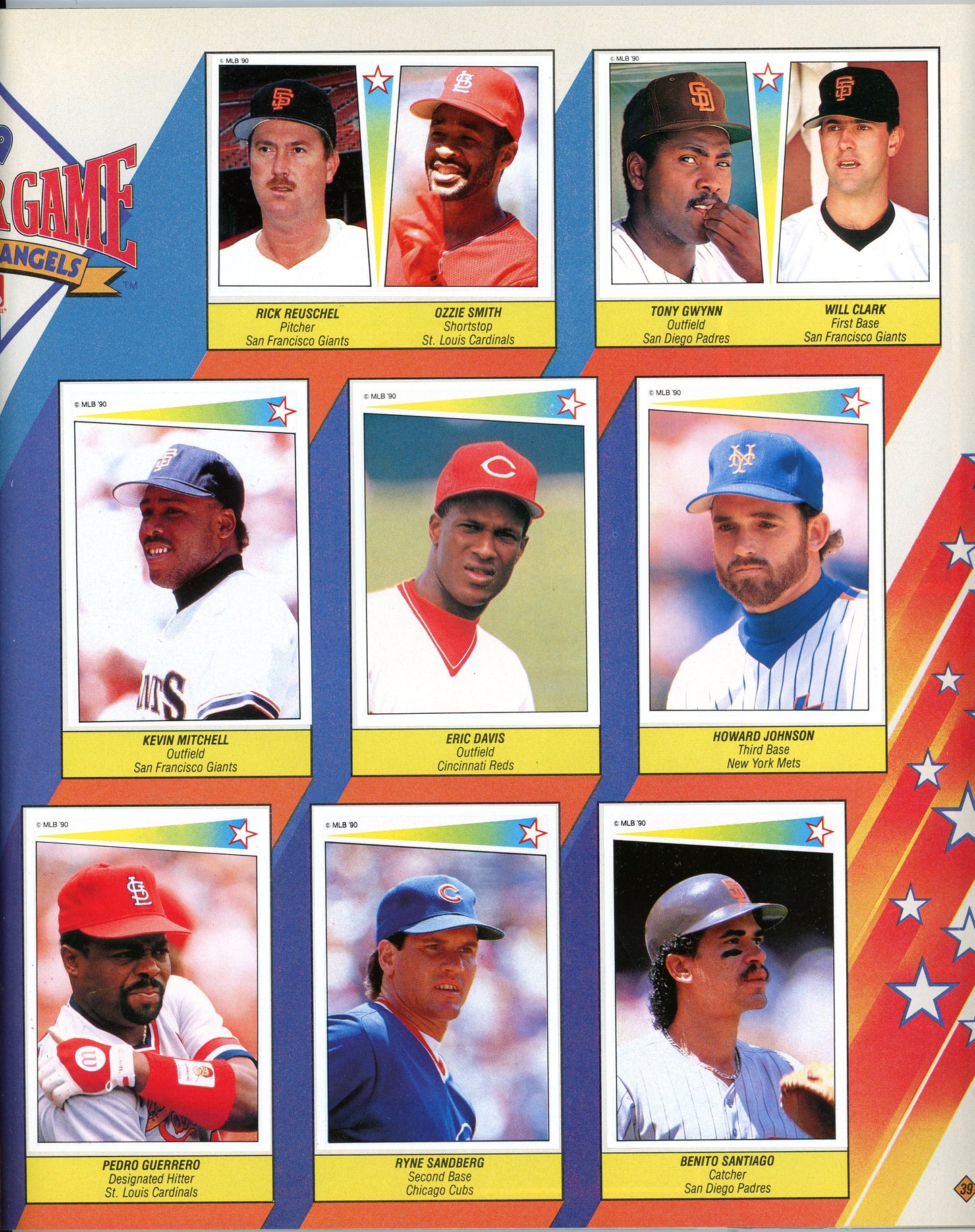 1990 Panini MLB Baseball Complete Sticker Album