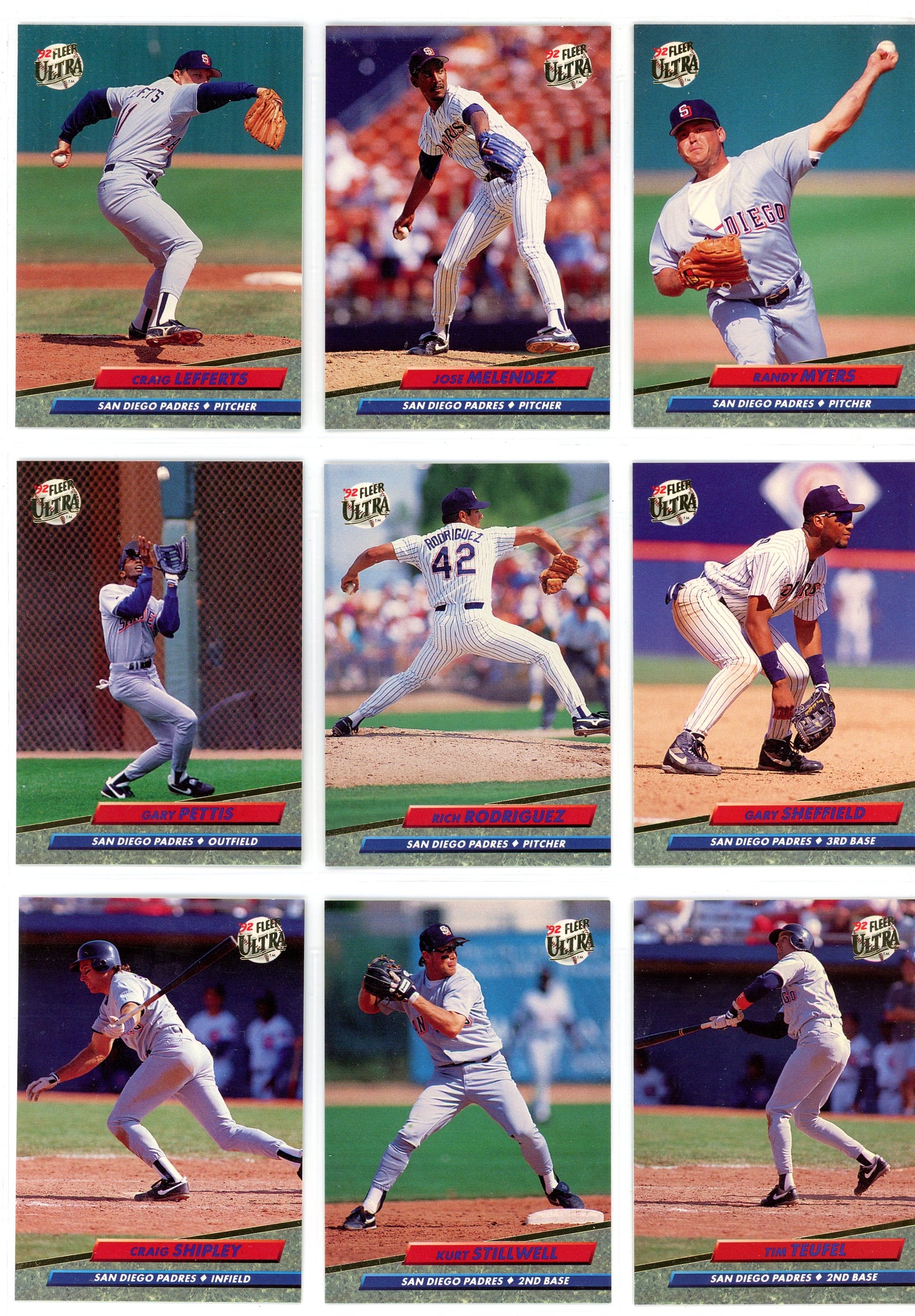 1992 Fleer Ultra MLB Baseball Card Complete Set (600 Cards)